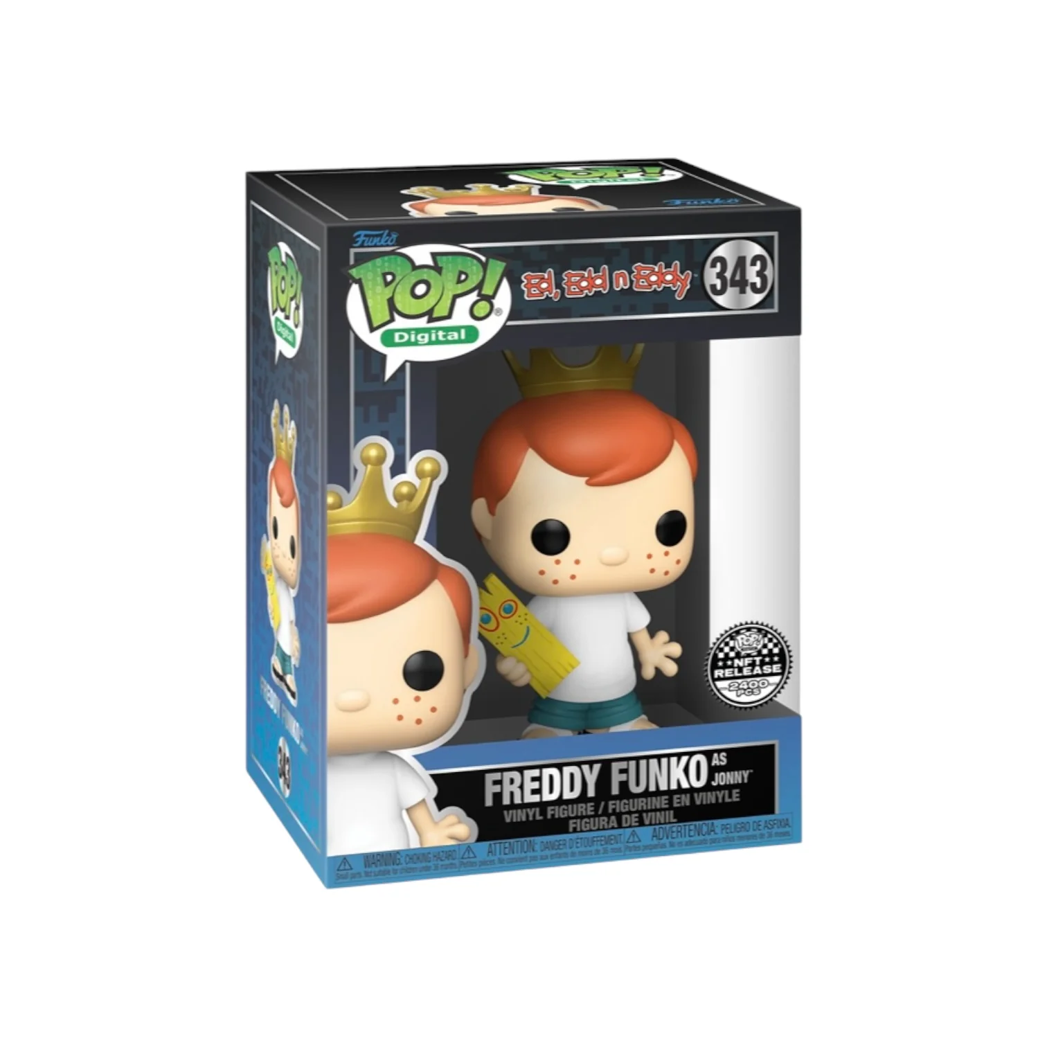 Freddy Funko as Jonny #343 Funko Pop! - Ed, Edd n Eddy - NFT Release Exclusive LE2400 Pcs