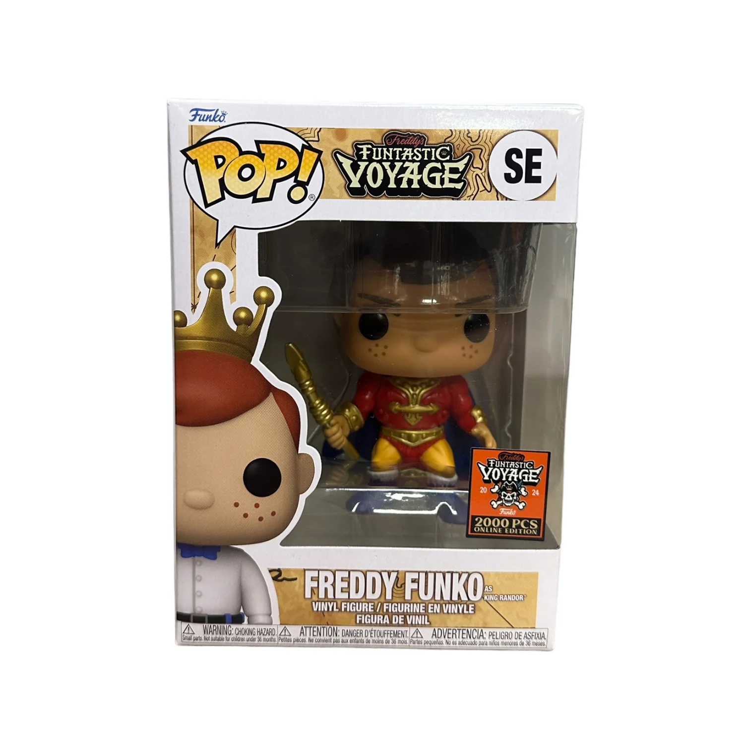 Freddy Funko as King Randor Funko Pop! - Masters Of The Universe - Freddy's Funtastic Voyage 2024 Online Edition LE2000 Pcs