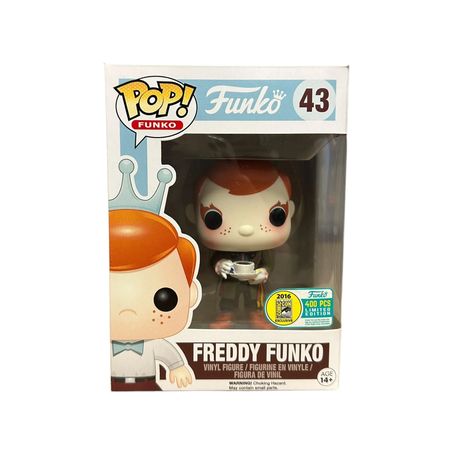 Freddy Funko as Mad Hatter #43 Funko Pop! - SDCC 2016 Exclusive LE400 Pcs - Condition 8/10