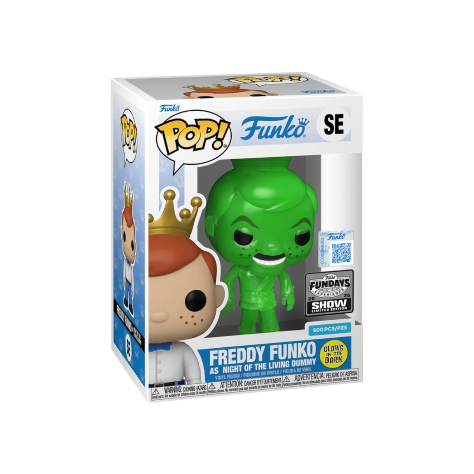 Freddy Funko as Night of the Living Dummy (Glows in the Dark) Funko Pop! - Goosebumps - Fundays Experience 2025 Show Edition LE500 Pcs