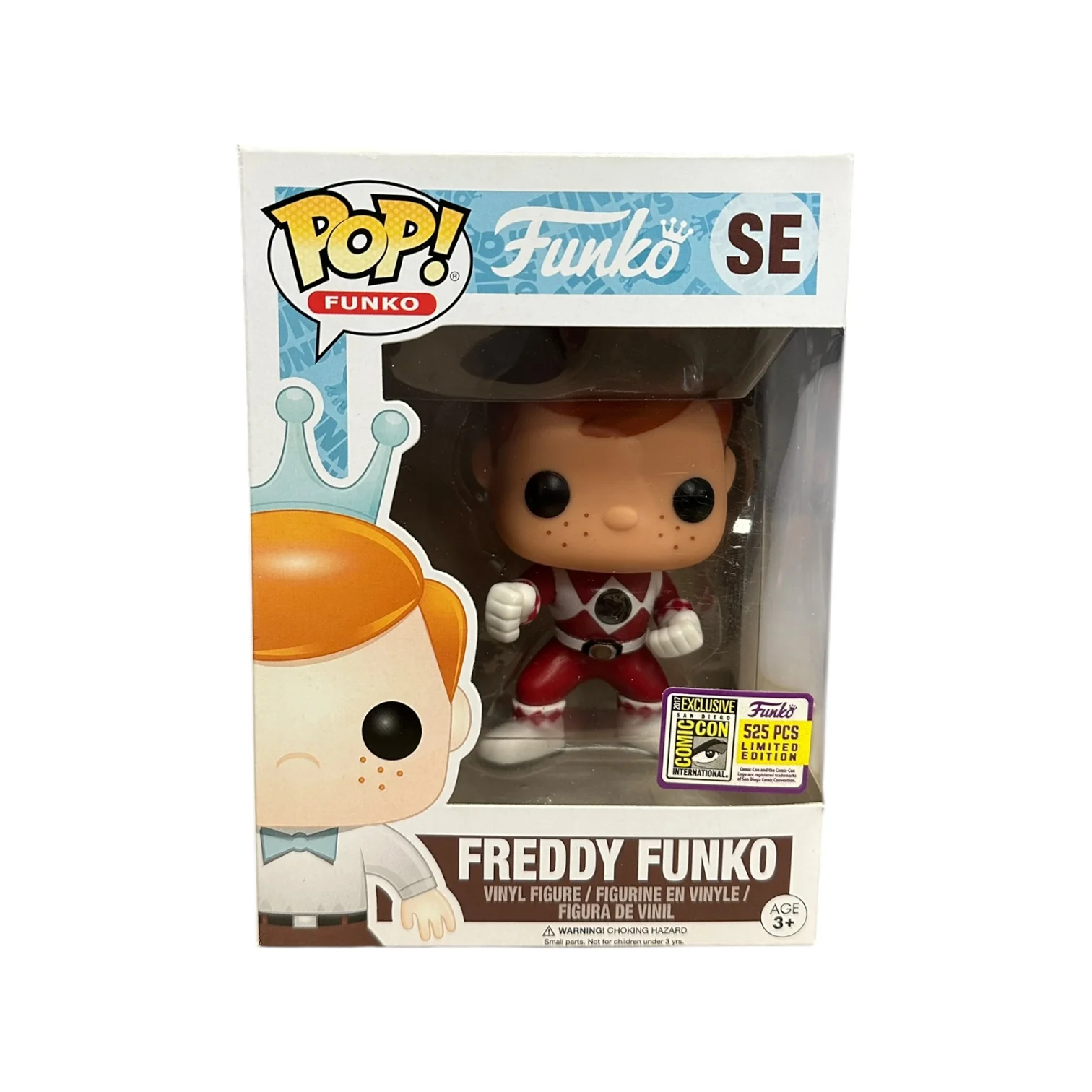 Freddy Funko as Red Ranger Funko Pop! - Power Rangers - SDCC 2017 Exclusive LE525 Pcs - Condition 8.5/10