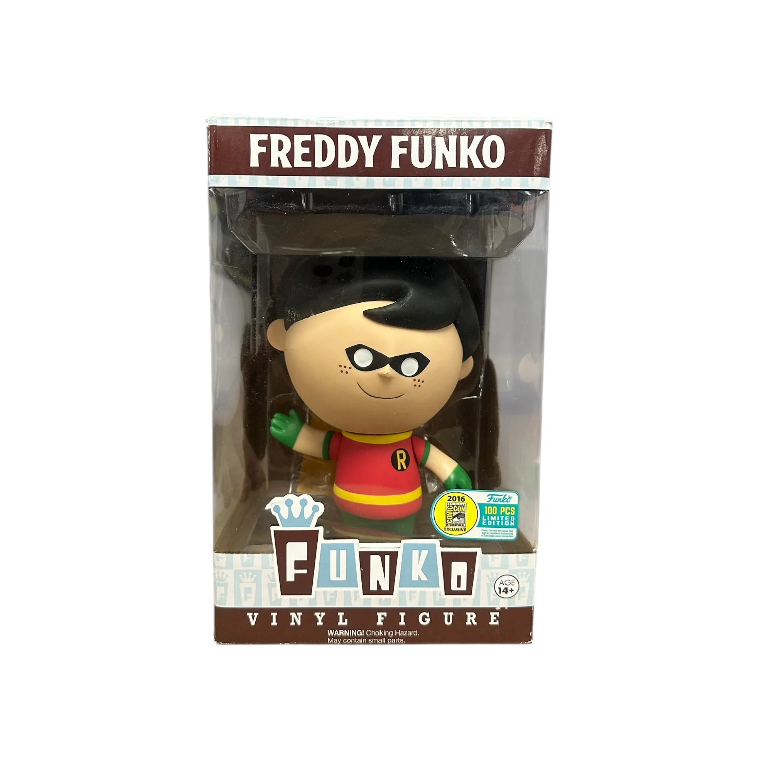 Freddy Funko as Robin Retro Vinyl Figure! - DC - SDCC 2016 Exclusive LE100 Pcs - Condition 7/10
