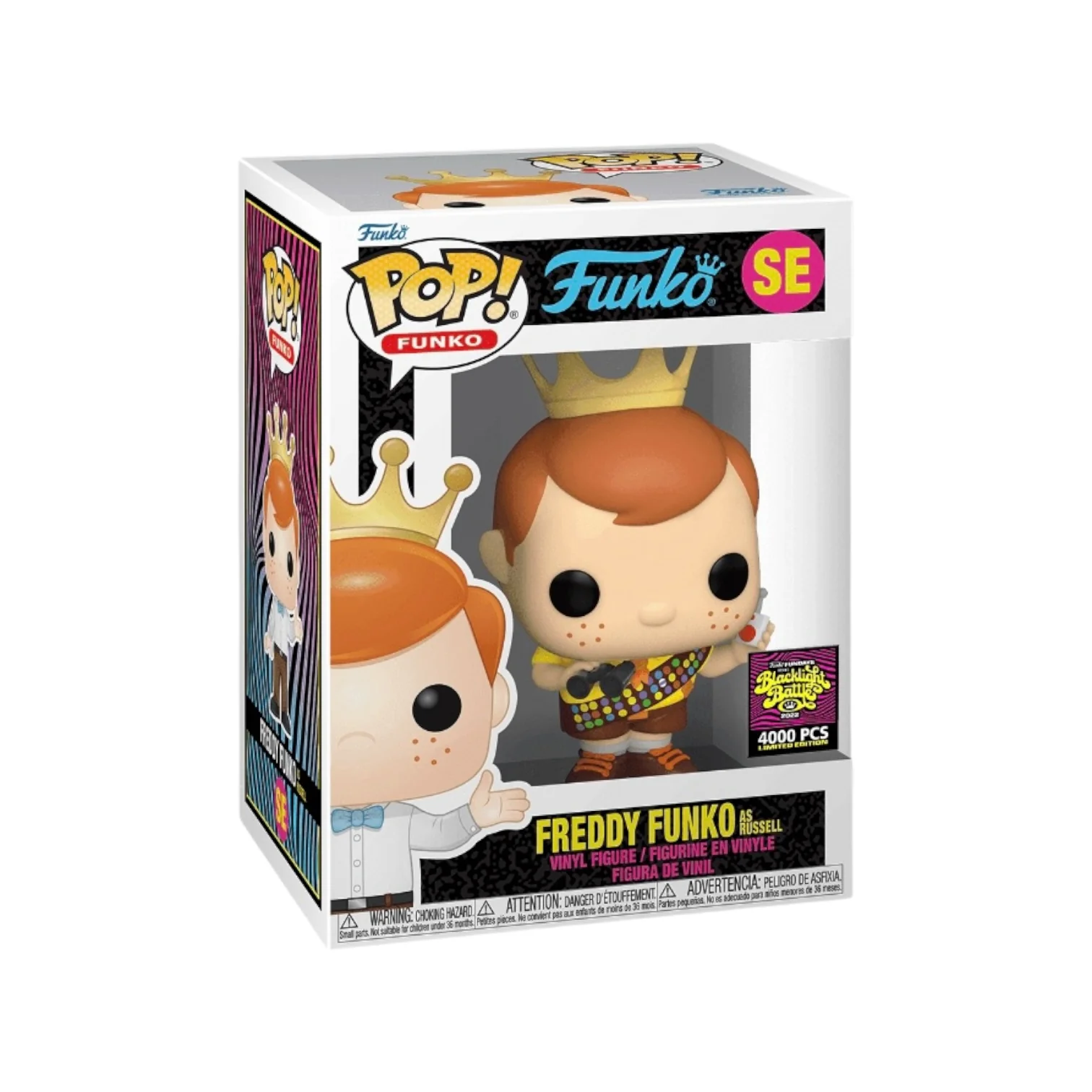 Freddy Funko as Russell Funko Pop! - Dug Days - Blacklight Battle 2022 Exclusive LE4000 Pcs