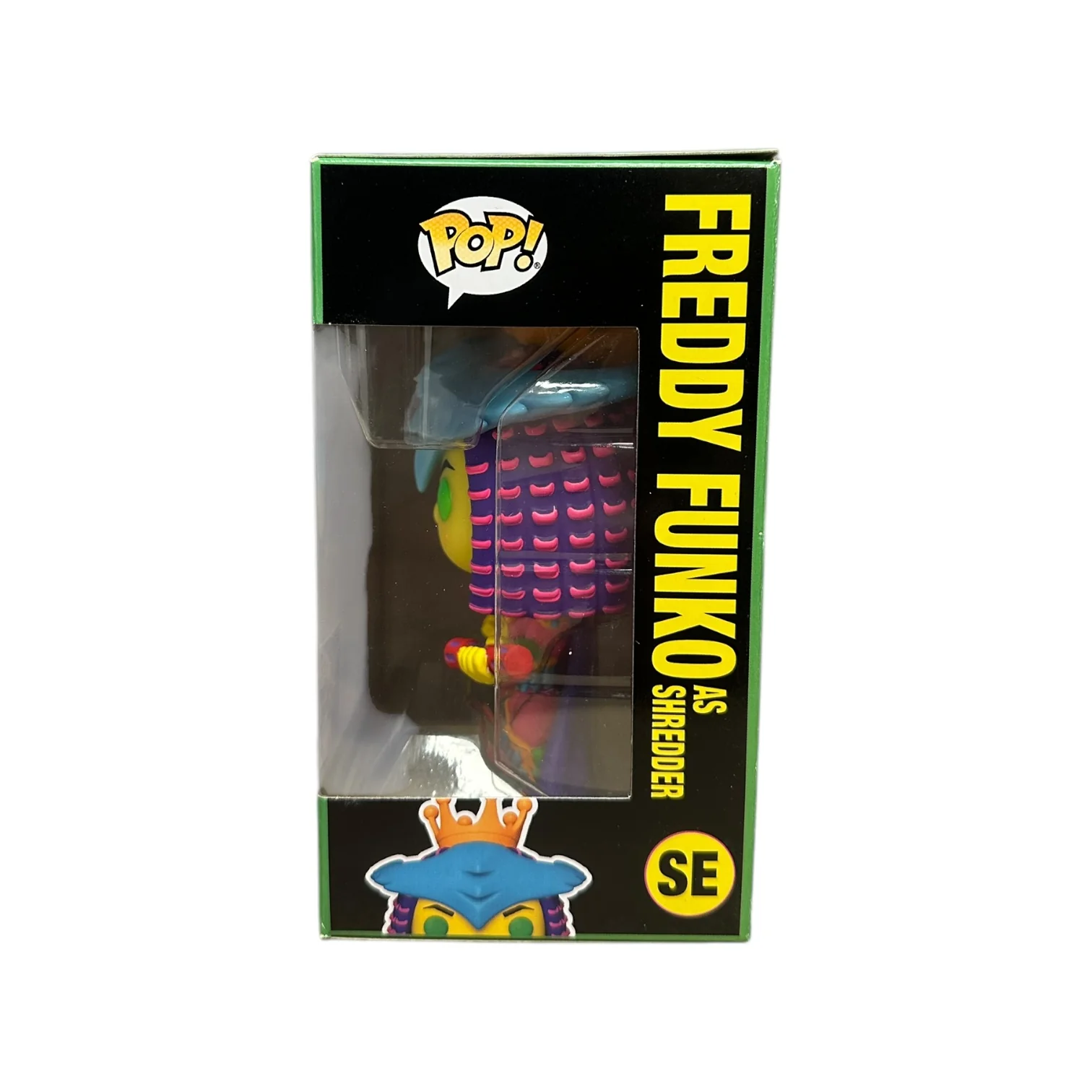 Freddy Funko as Shredder (Blacklight) Funko Pop! - Teenage Mutant Ninja Turtles - Freddy's Funtastic Voyage 2024 Show Edition LE100 Pcs - Condition 8.75/10 - Image 2