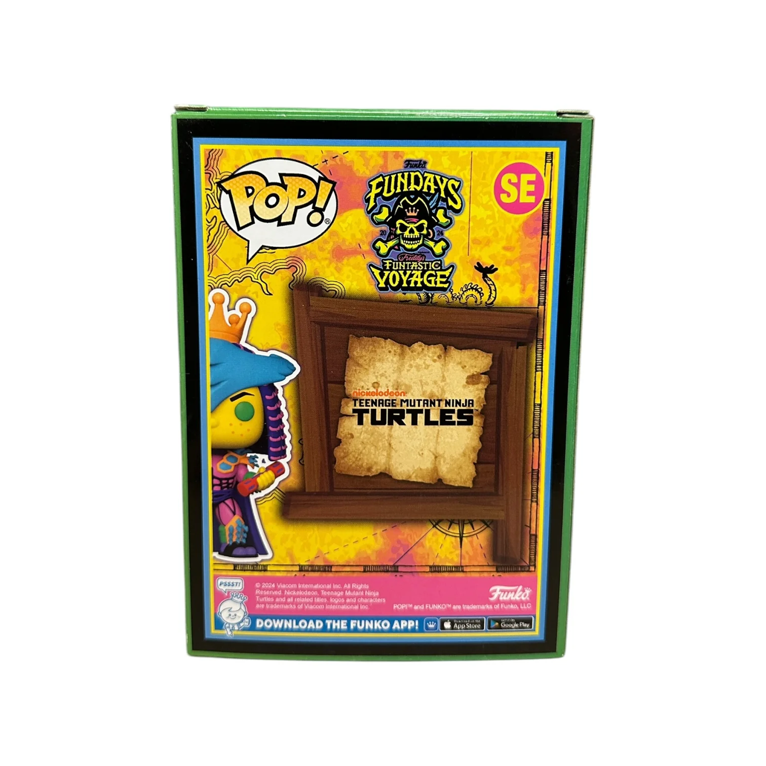 Freddy Funko as Shredder (Blacklight) Funko Pop! - Teenage Mutant Ninja Turtles - Freddy's Funtastic Voyage 2024 Show Edition LE100 Pcs - Condition 8.75/10 - Image 3