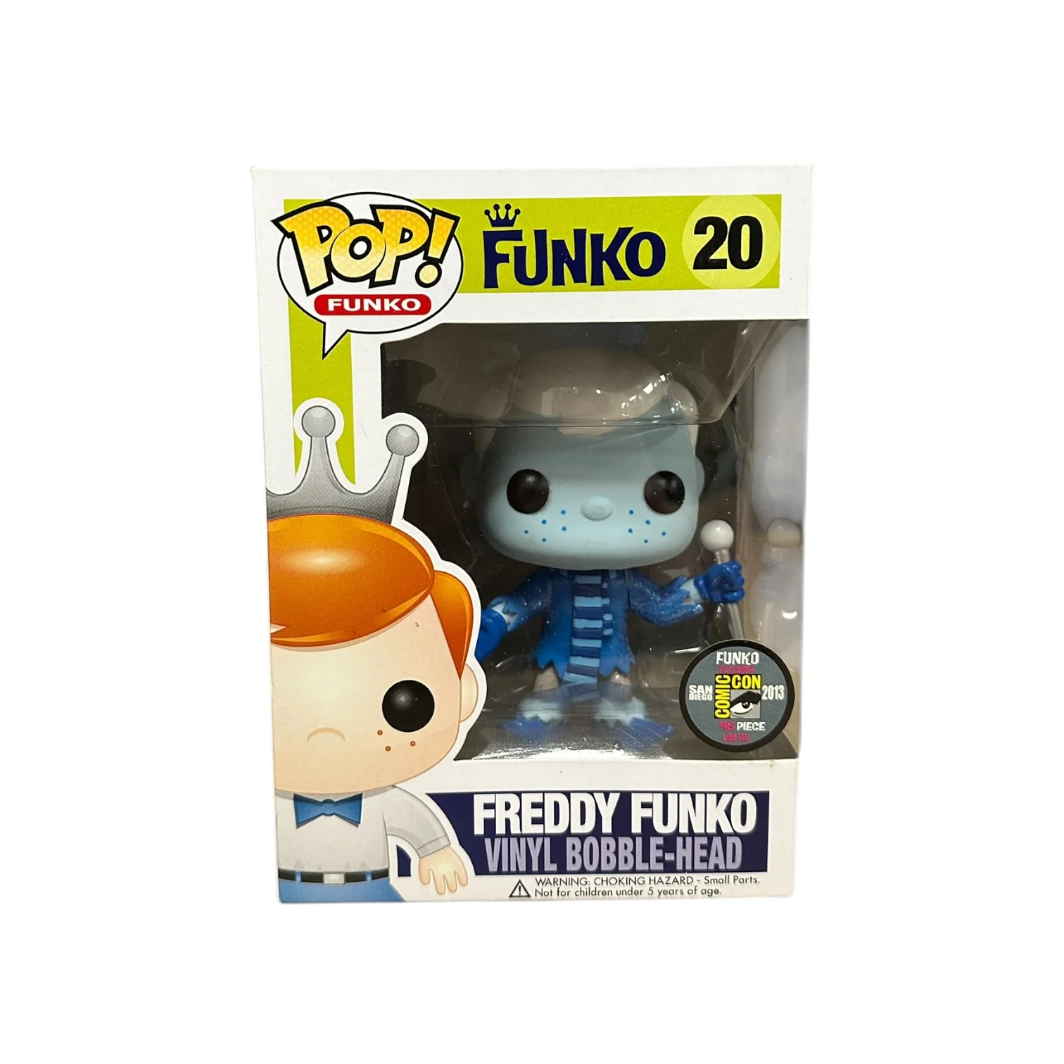 Freddy Funko as Snow Miser #20 Funko Pop! - SDCC 2013 Exclusive LE96 Pcs - Condition 8.75/10