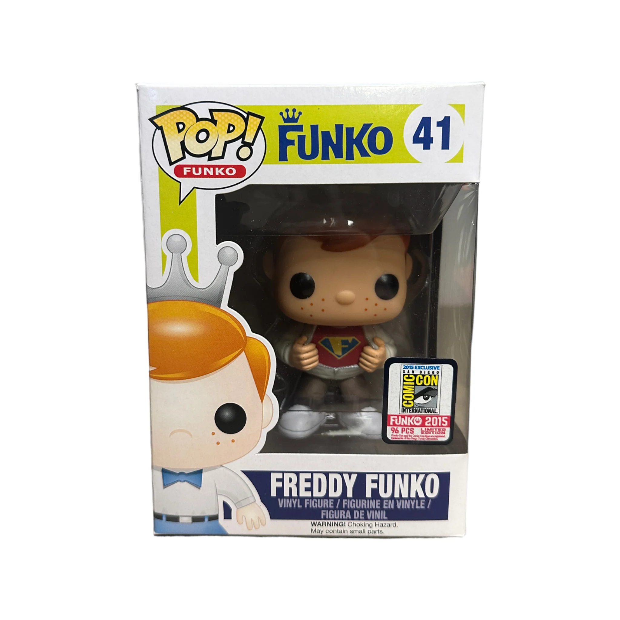 Freddy Funko as Stan Lee (Red) #41 Funko Pop! - SDCC 2015 Exclusive LE96 Pcs - Condition 8.5/10