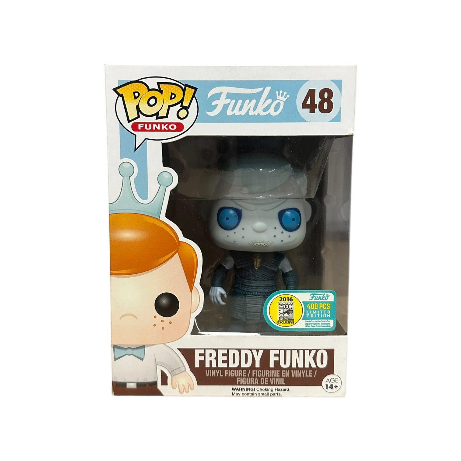 Freddy Funko as The Night King #48 Funko Pop! - SDCC 2016 Exclusive LE400 Pcs - Condition 7.5/10