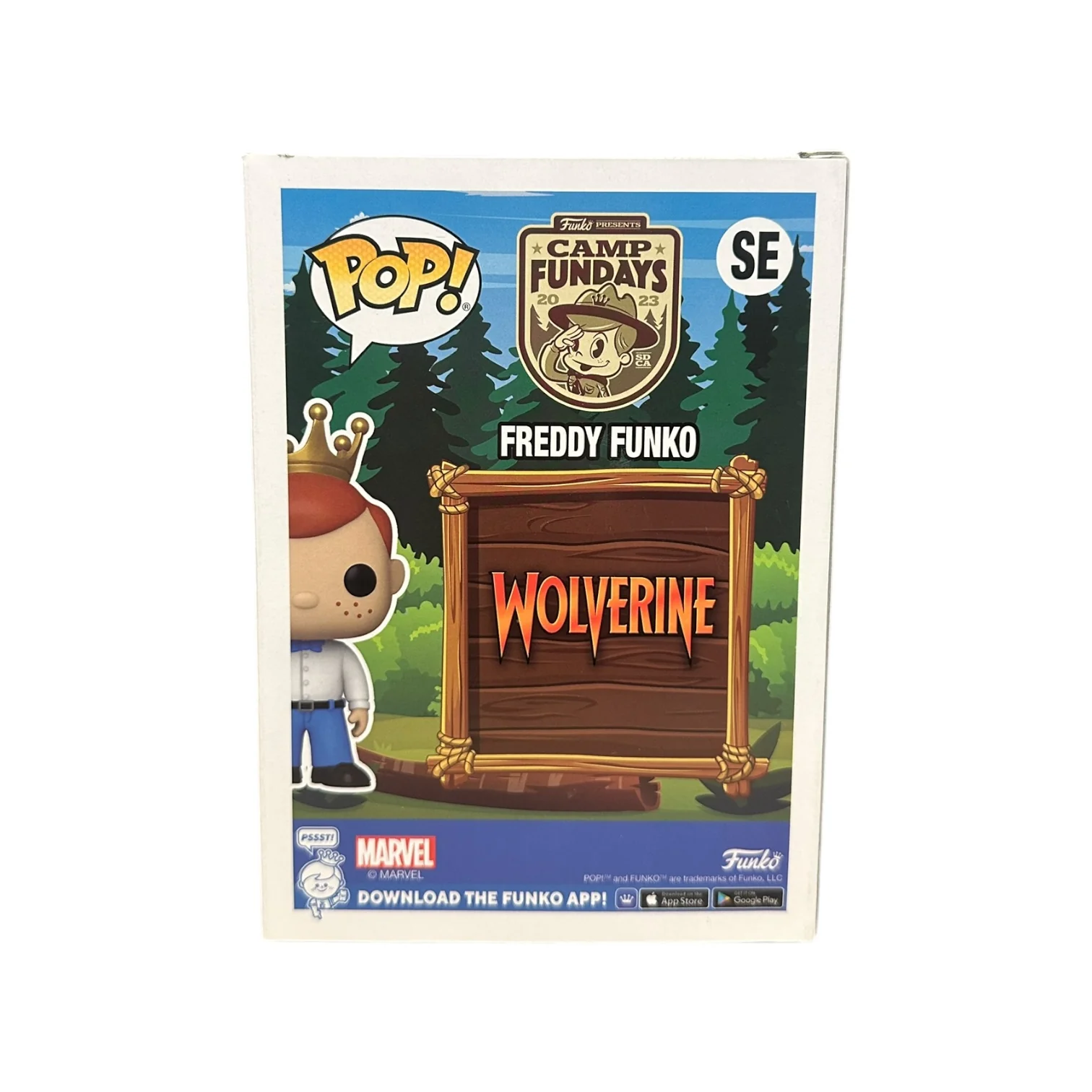 Freddy Funko as Wolverine (Yellow Suit) Funko Pop! - Marvel - Camp Fundays 2023 Show Edition LE250 Pcs - Condition 8.5/10 - Image 3