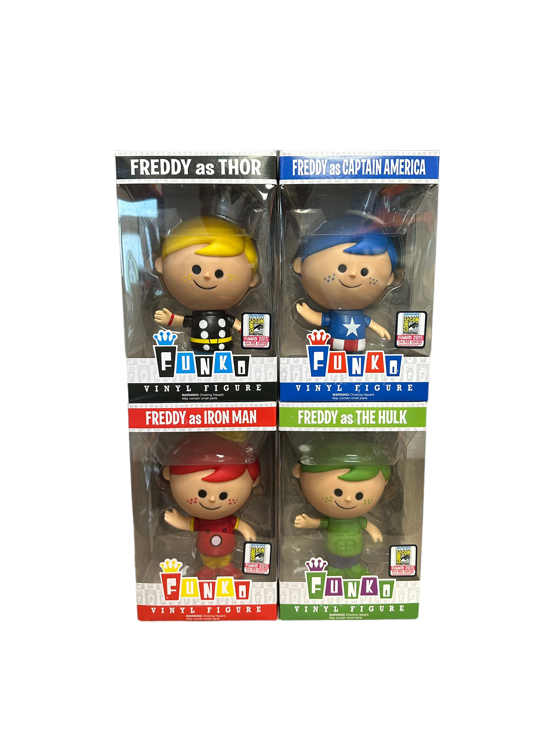 Freddy Funko Avengers Retro Vinyl Figure Set! - SDCC 2015 Exclusive LE144 Pcs Each! - Condition Varied - Image 2
