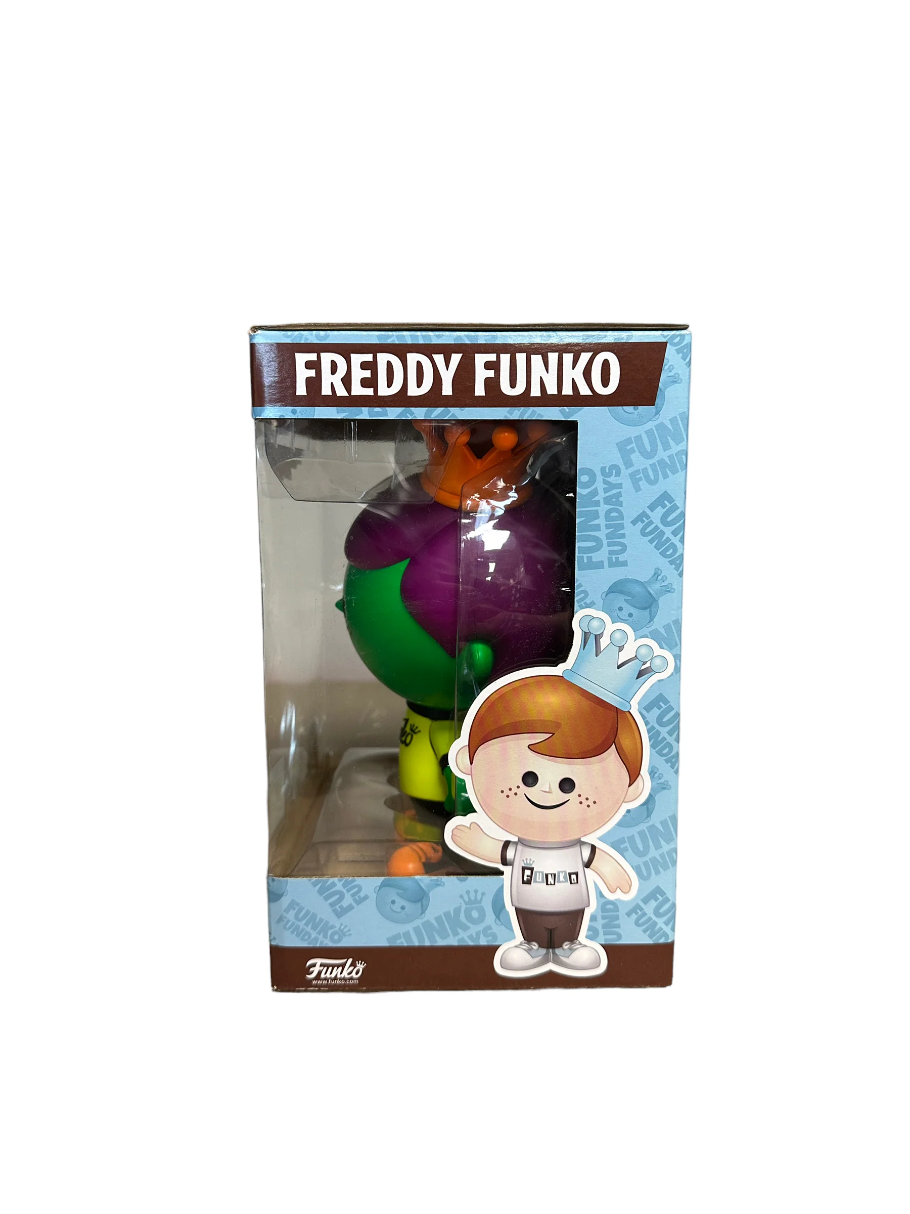 Freddy Funko Black Light (Green & Purple) Retro Vinyl Figure! - SDCC 2017 Exclusive LE100 Pcs - Condition 7/10 - Image 3