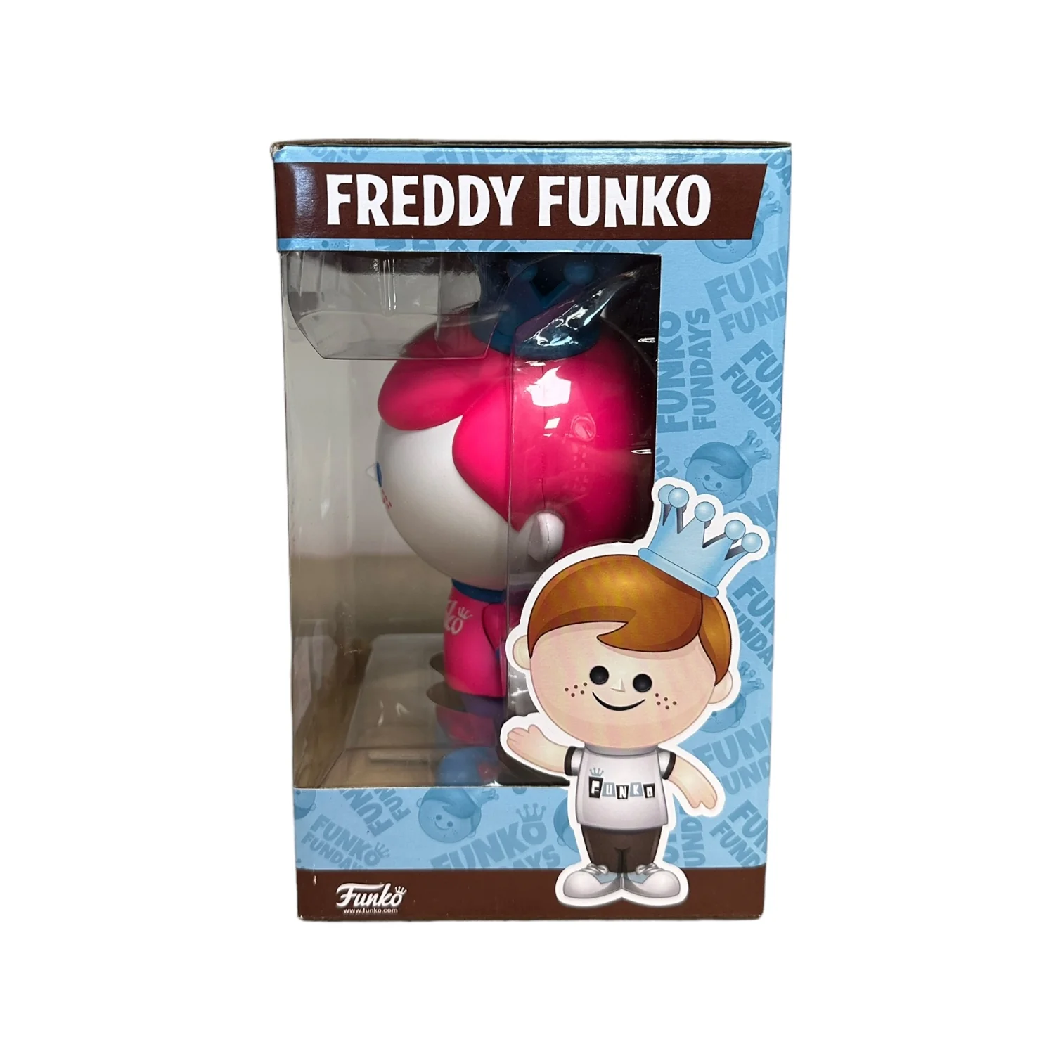 Freddy Funko Black Light (White & Pink) Funko Retro Vinyl Figure! - SDCC 2017 Exclusive LE100 Pcs - Condition 8/10 - Image 2
