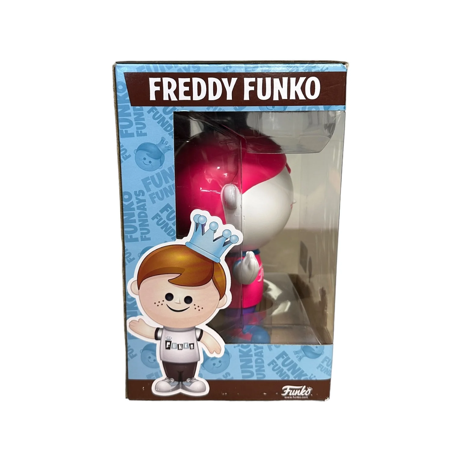Freddy Funko Black Light (White & Pink) Funko Retro Vinyl Figure! - SDCC 2017 Exclusive LE100 Pcs - Condition 8/10 - Image 4