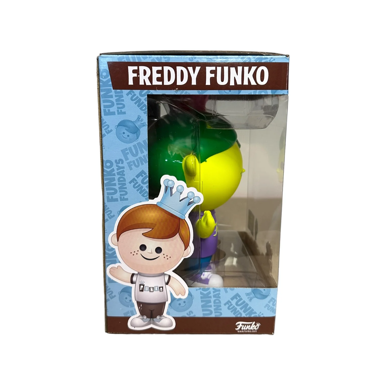Freddy Funko Black Light (Yellow & Purple) Retro Vinyl Figure! - SDCC 2017 Exclusive LE24 Pcs - Condition 8.75/10 - Image 4