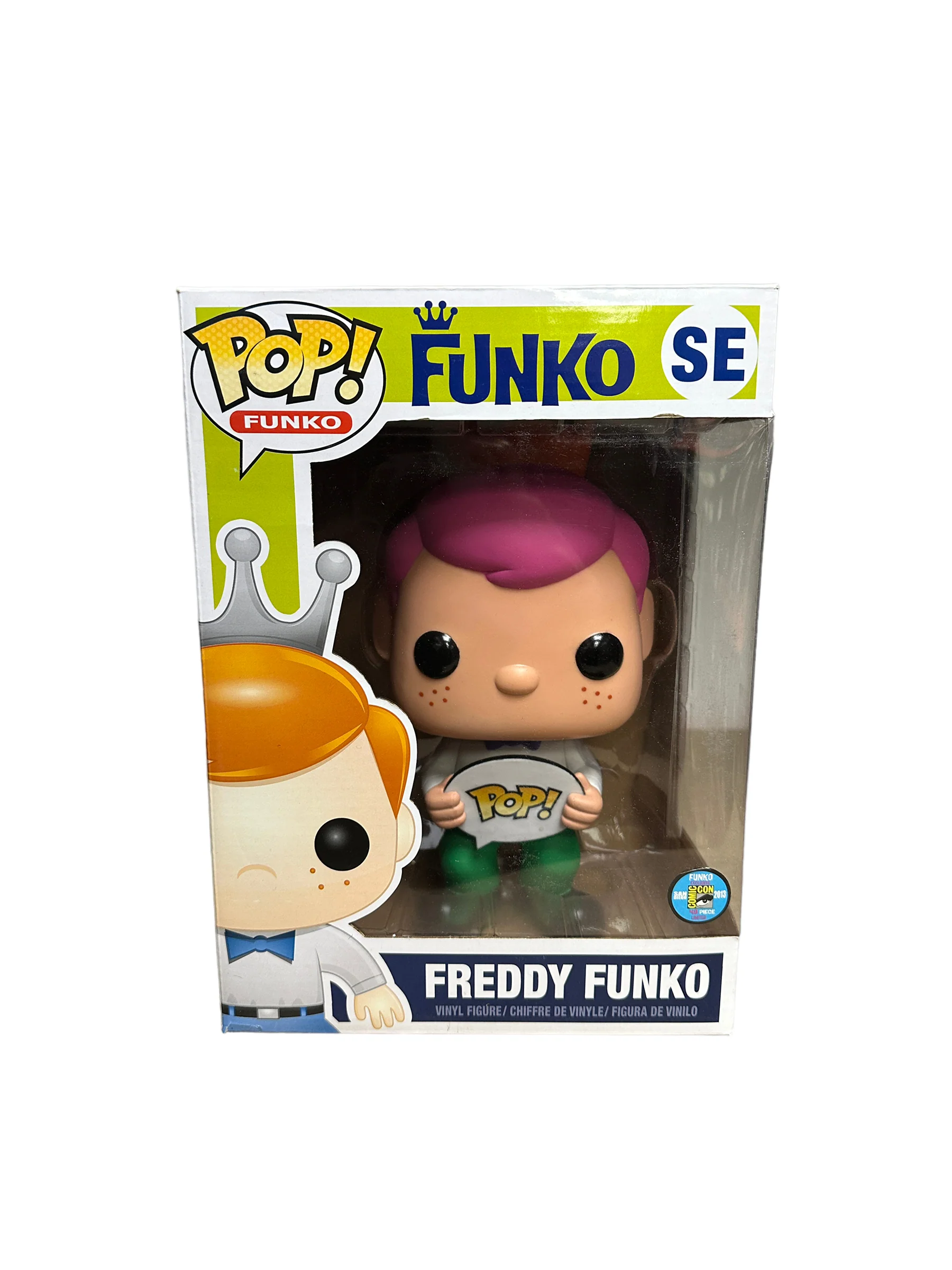 Freddy Funko Pink Hair 9" Funko Pop! - SDCC 2013 Exclusive LE48 Pcs - Condition 8/10 - Image 2