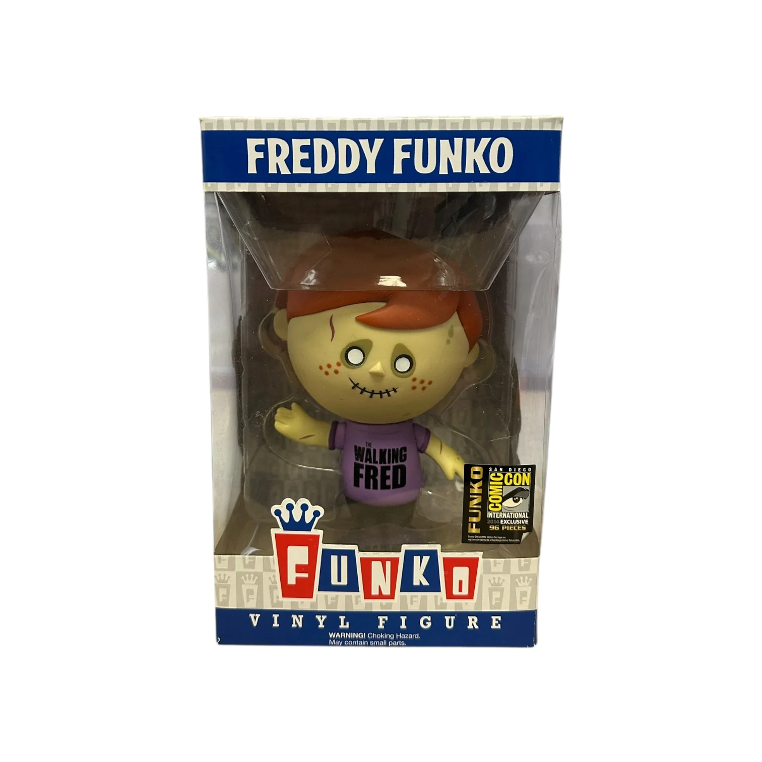Freddy Funko (The Walking Fred) Funko Vinyl Figure! - The Walking Dead - SDCC 2014 Exclusive LE96 Pcs - Condition 7/10