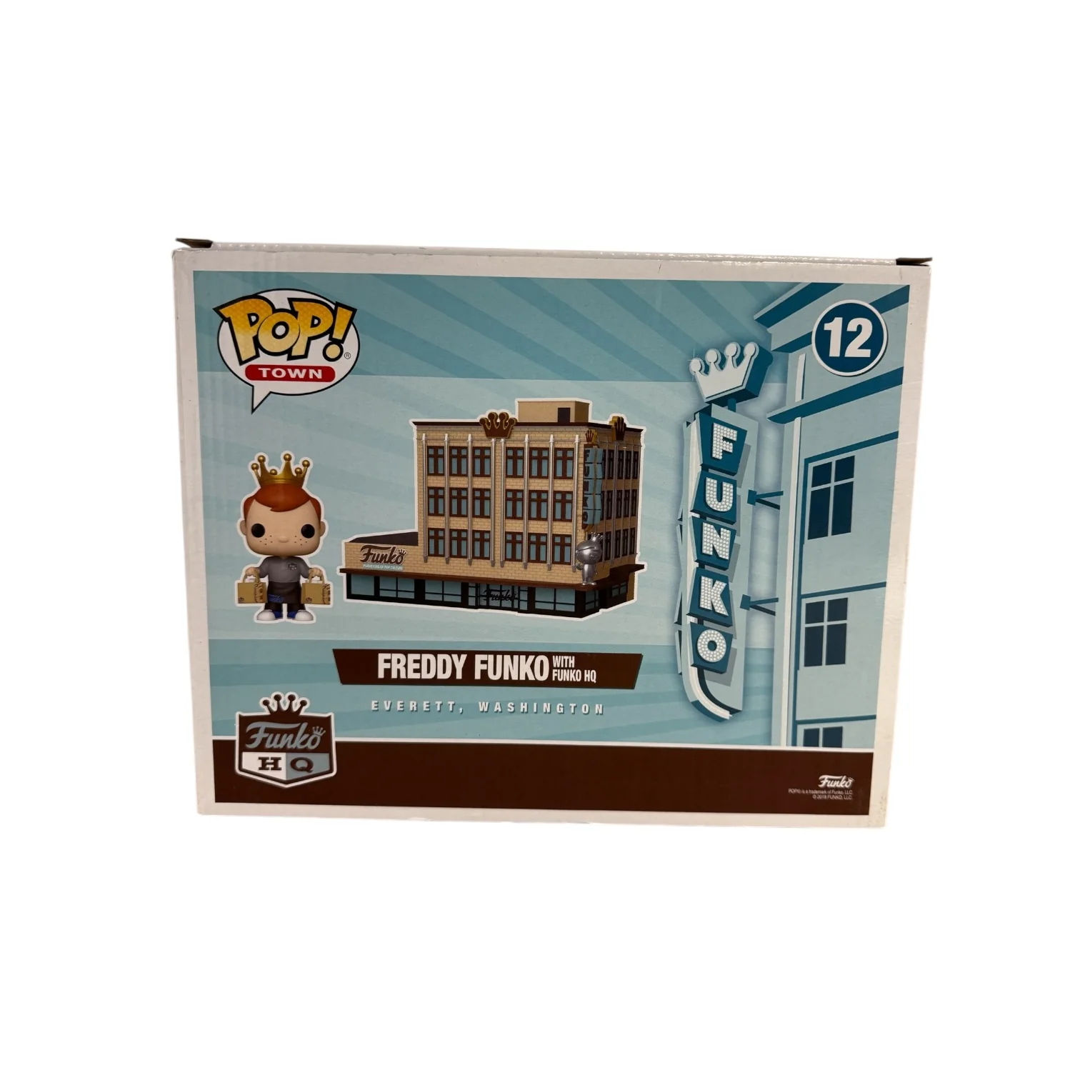 Freddy Funko with Funko HQ Funko Pop! Town #12 - 2020 SDCC Shared Exclusive - Condition 8.75/10 - Image 3