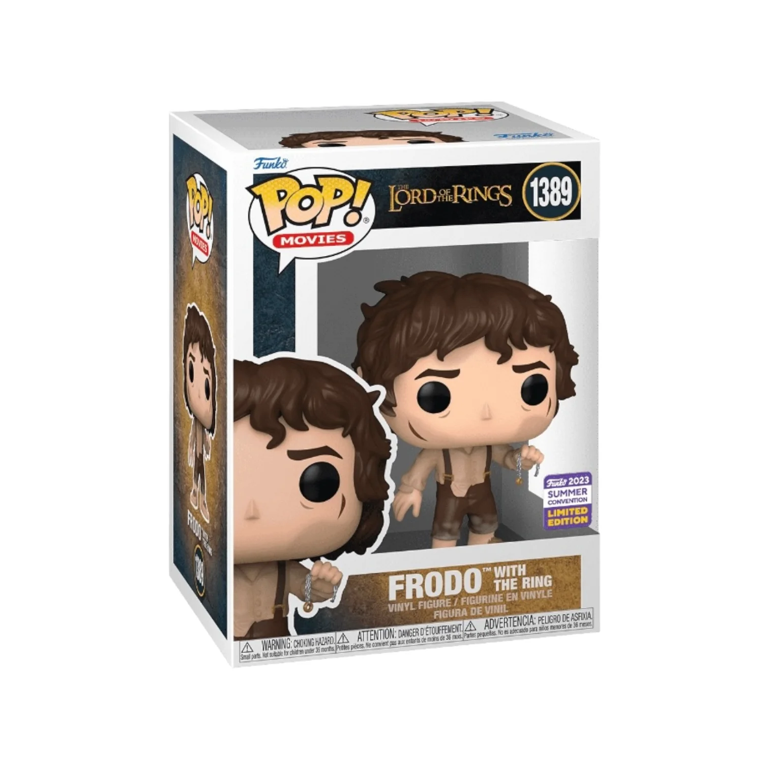 Frodo with The Ring #1389 Funko Pop! - The Lord of The Rings - SDCC 2023 Shared Exclusive