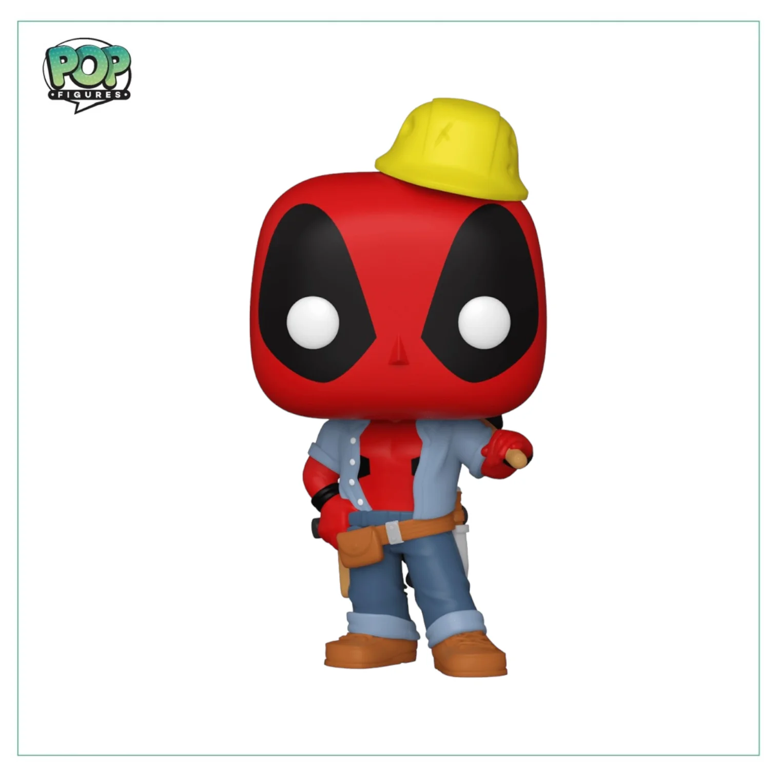 Construction Worker Deadpool #781 Funko Pop! -  Deadpool - Walmart Exclusive - Image 2