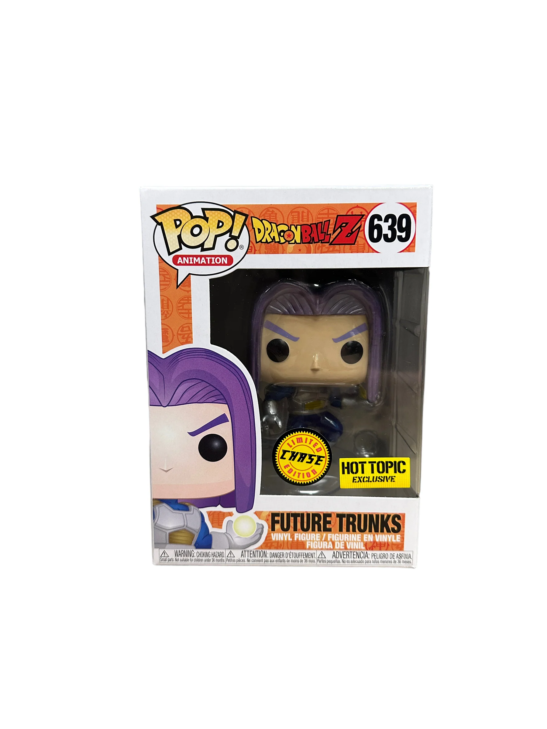 Future Trunks #639 (Metallic Chase) Funko Pop! - Dragon Ball Z - Hot Topic Exclusive - Condition 8.5/10 - Image 2