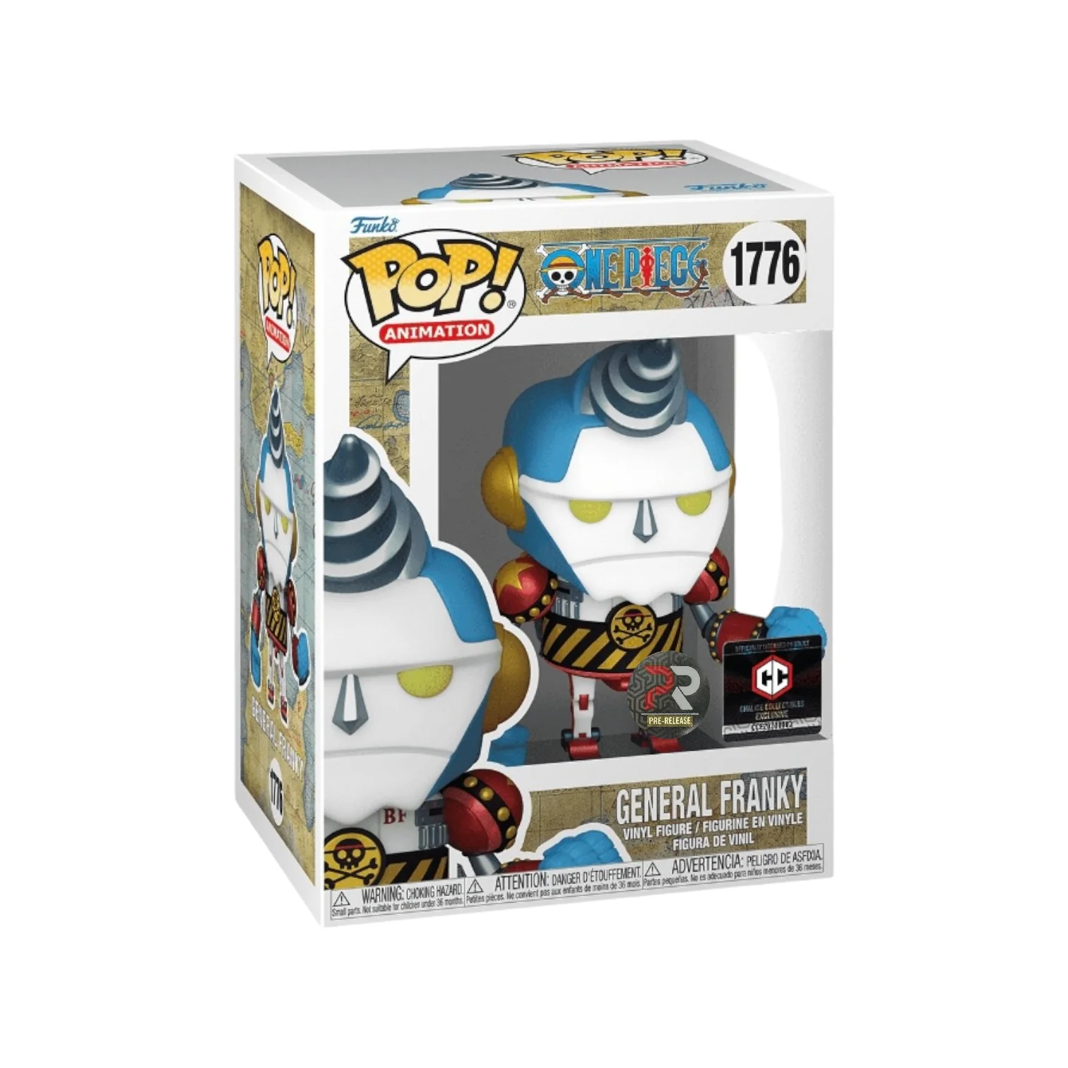 General Franky #1776 Funko Pop! - One Piece - Chalice Collectibles Pre-Release Exclusive