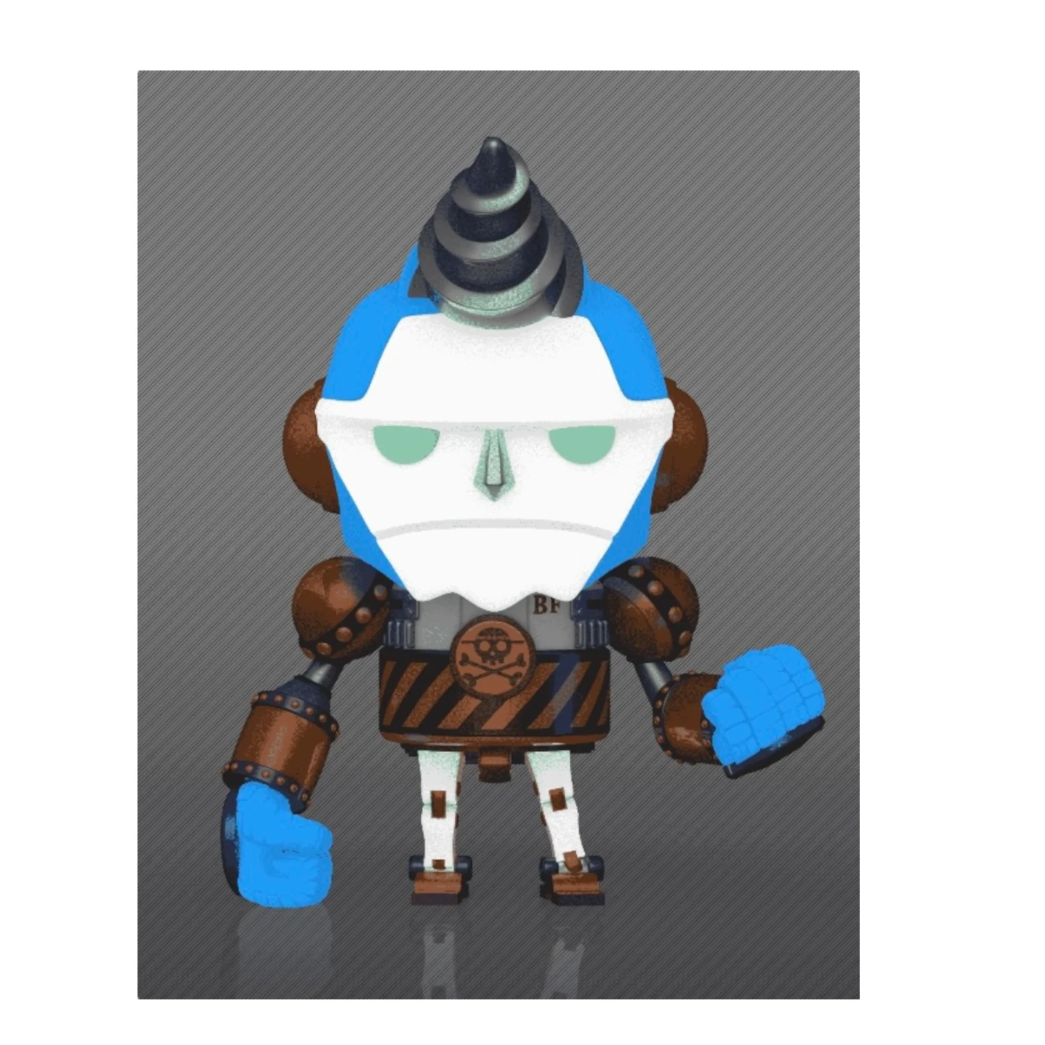 General Franky #1776 (Glow Chase) Funko Pop! - One Piece - Chalice Collectibles Pre-Release Exclusive - Image 2