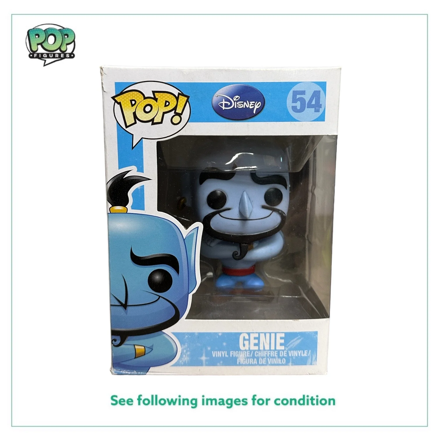 Genie #54 Funko Pop! - Disney Series 5 - 2013 Pop! - Condition 6.5/10