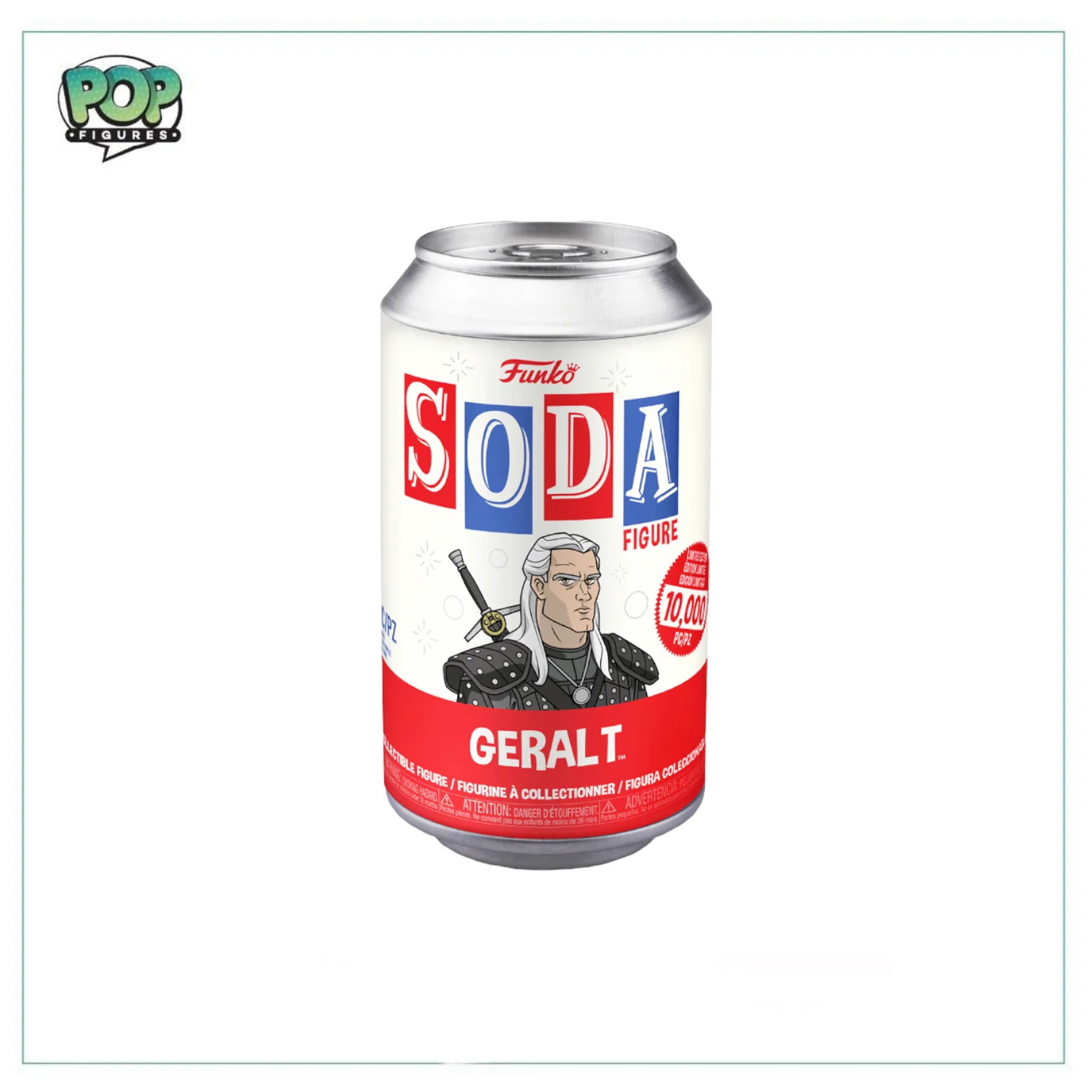 Geralt Funko Soda Vinyl Figure! - The Witcher - LE10000 Pcs - Chance Of Chase