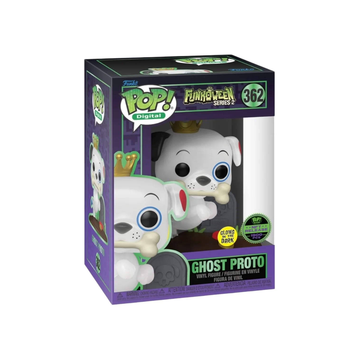 Ghost Proto #362 (Glows in the Dark) Funko Pop! - Funkoween Series 2 - NFT Release Exclusive LE1900 Pcs