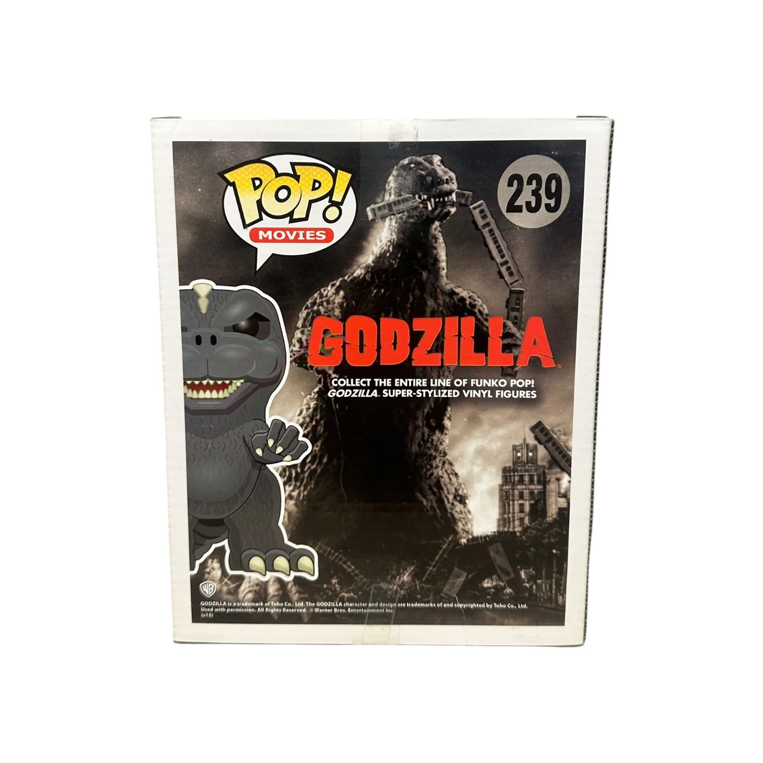 Godzilla #239 (Burning) Deluxe Funko Pop! - Godzilla - Underground Toys Exclusive - Condition 7.5/10 - Image 3