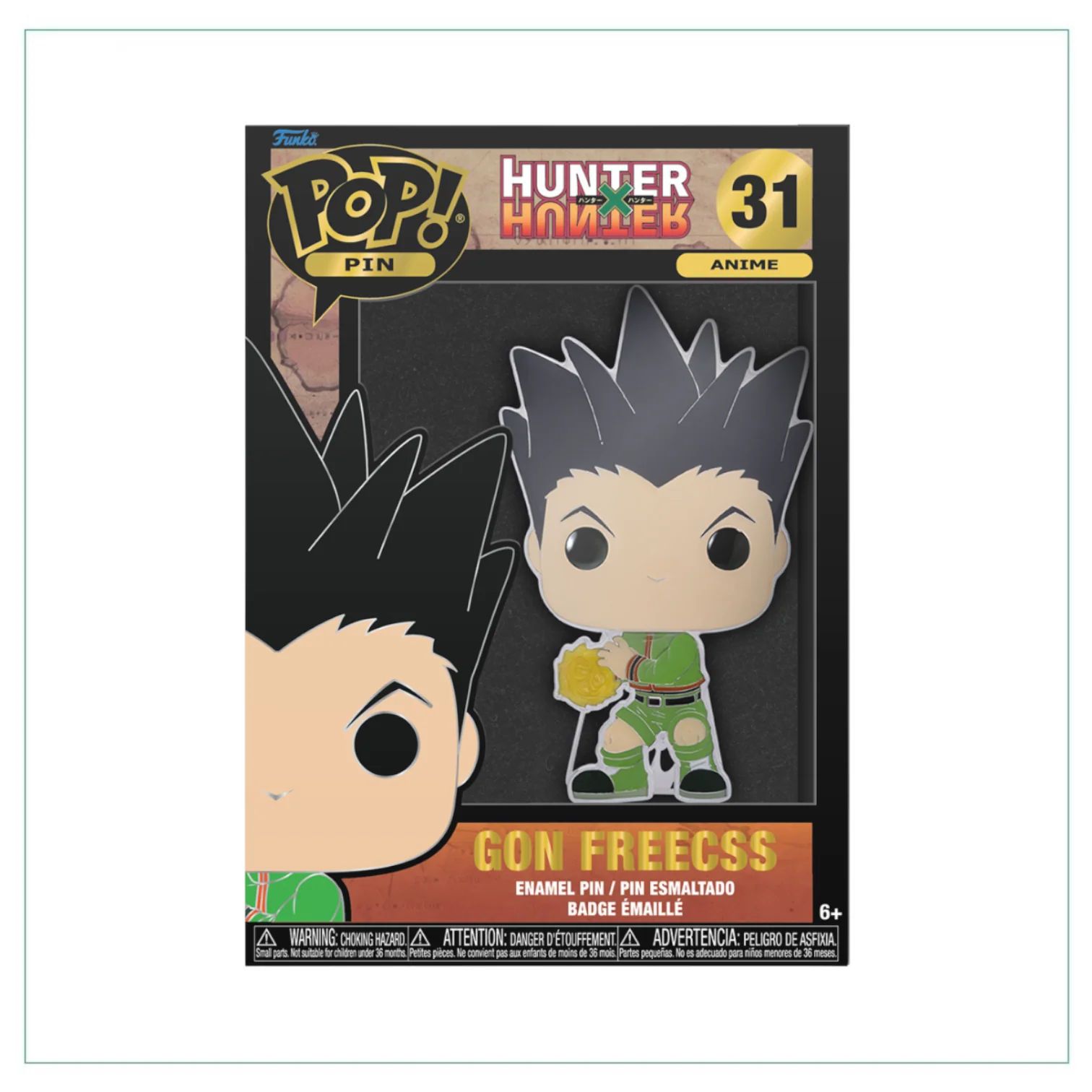 Gon Freecss #31 Funko Pop Pin! - HUNTERxHUNTER - Image 3