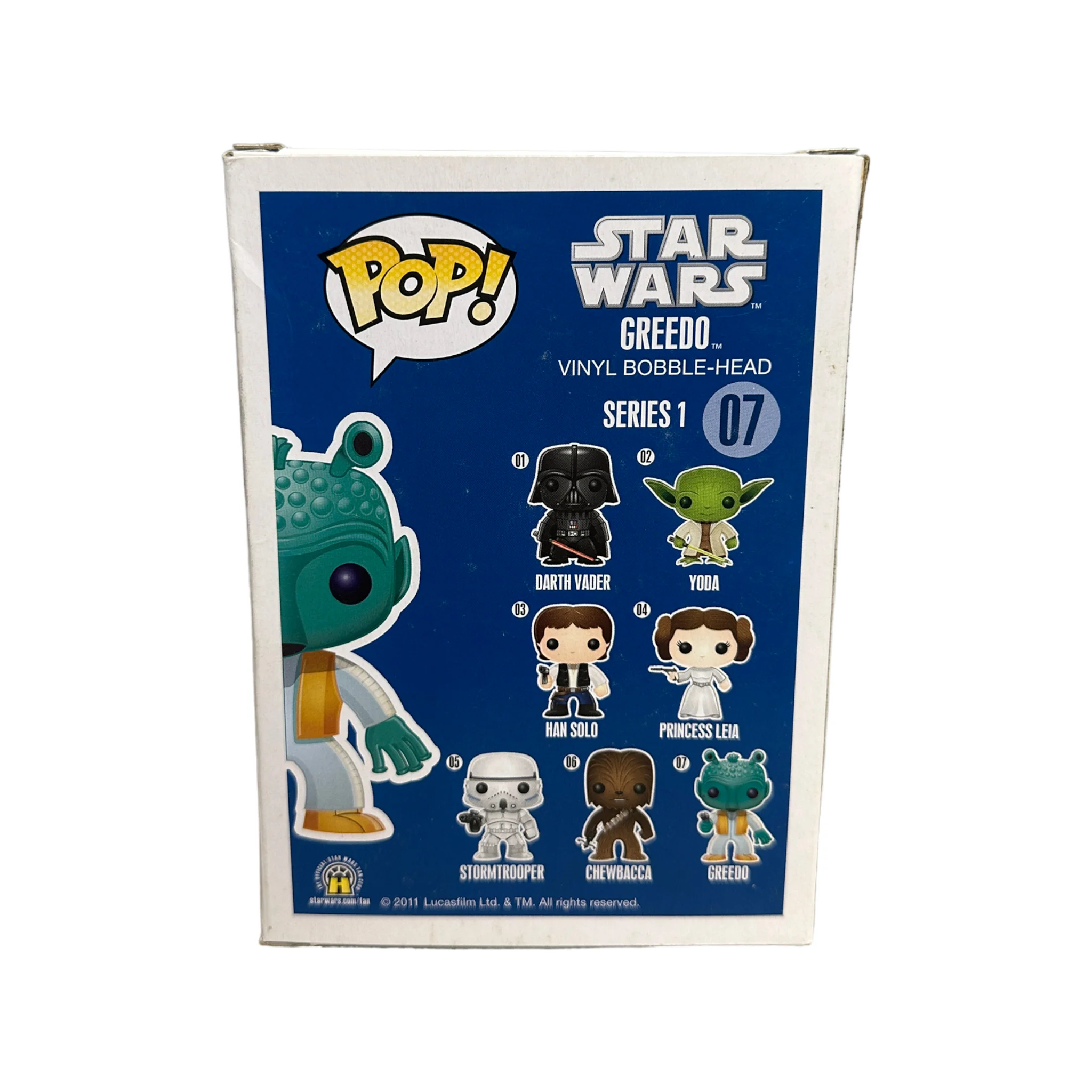 Greedo #07 (Large Writing) Funko Pop! - Star Wars - 2011 Pop! - Condition 6/10 - Image 3