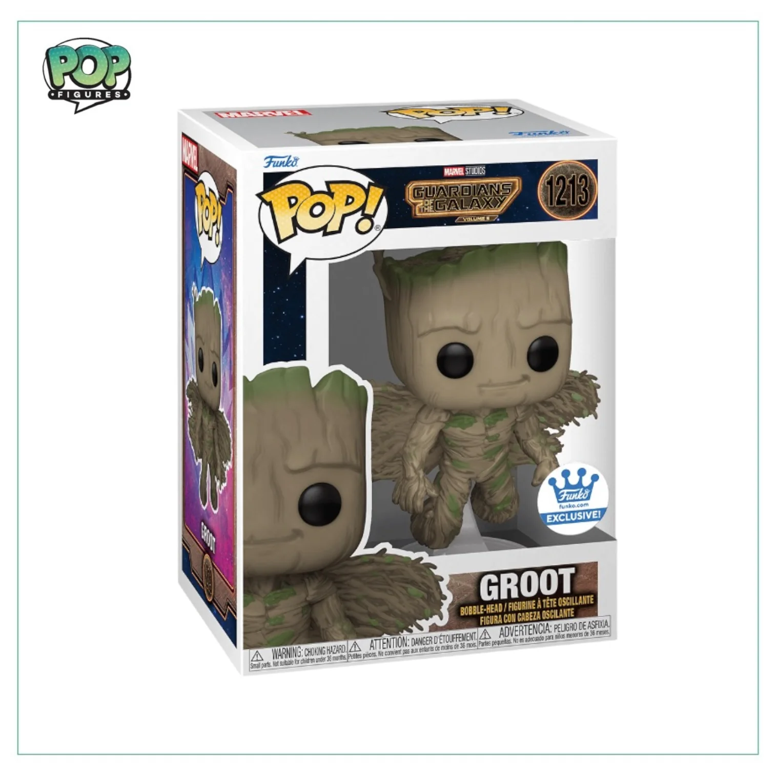 Groot #1213 (w/ Wings) Funko Pop! - Guardians of the Galaxy Volume 3 - Funko Shop Exclusive