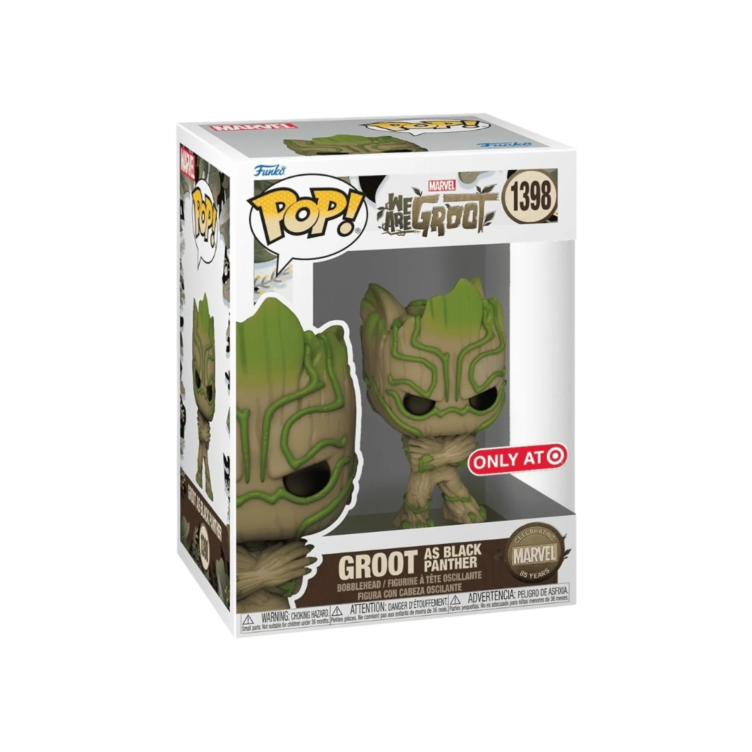 Groot as Black Panther #1398 Funko Pop! - We Are Groot - Target Exclusive