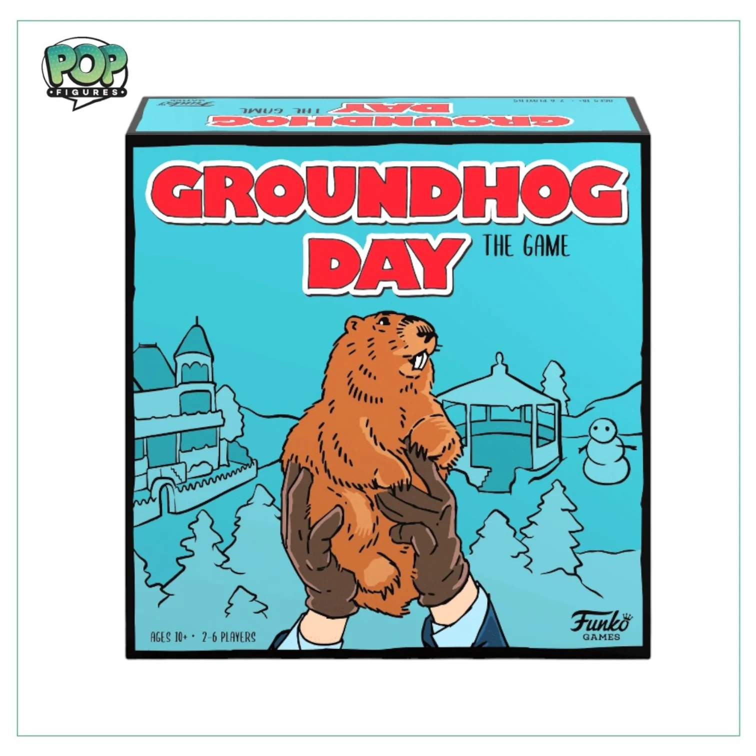 Groundhog Day The with  Punxsutawney Phil (Flocked) #1046 Funko Pop! - Groundhog Day - - Image 2