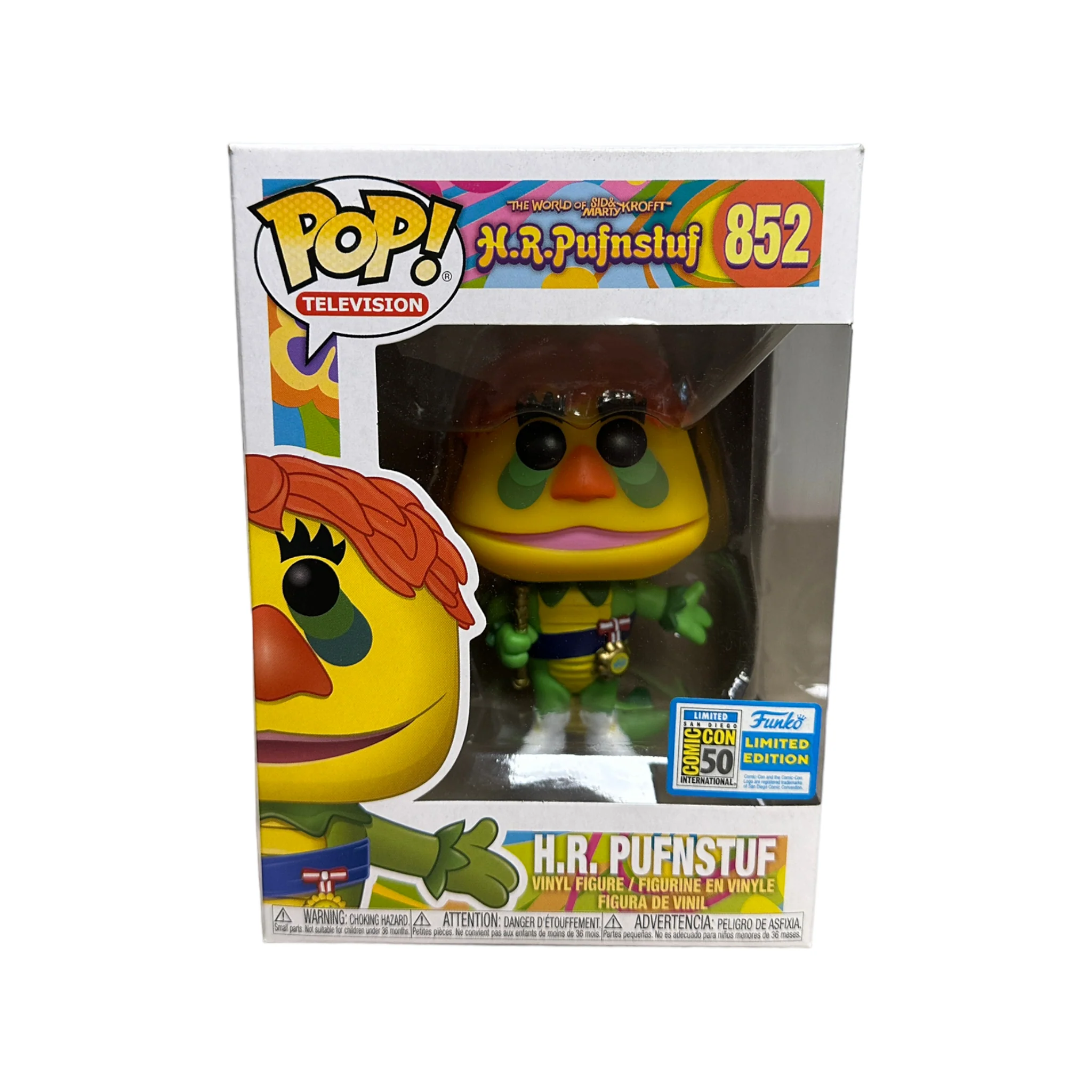 H.R. Pufnstuf #852 Funko Pop! - H.R. Pufnstuf - SDCC 2019 Official Convention Exclusive - Condition 7/10