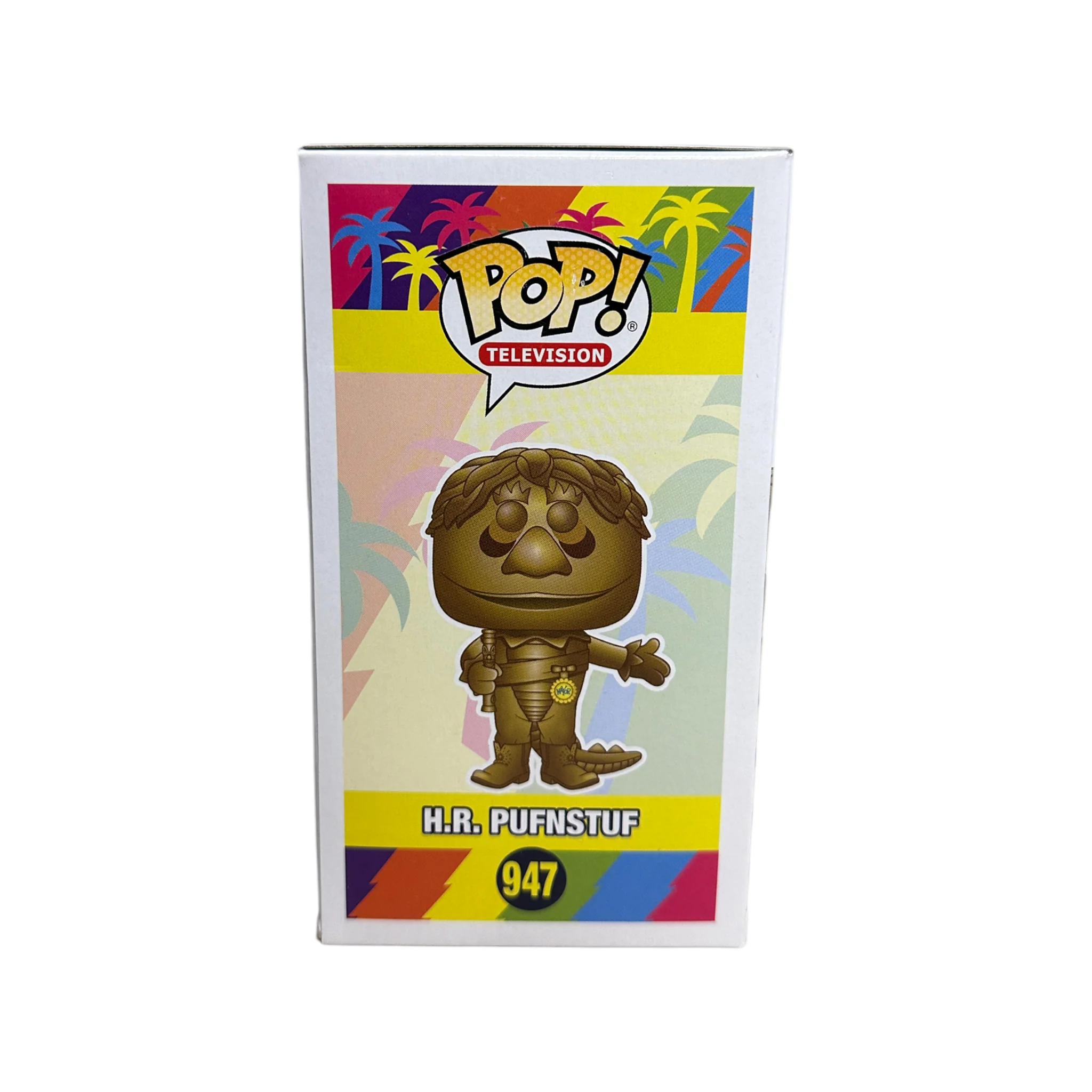 H.R. Pufnstuf #947 (Gold Metallic) Funko Pop! - Sid & Marty Krofft Pictures - Funko Hollywood Exclusive - Condition 6.5/10 - Image 4