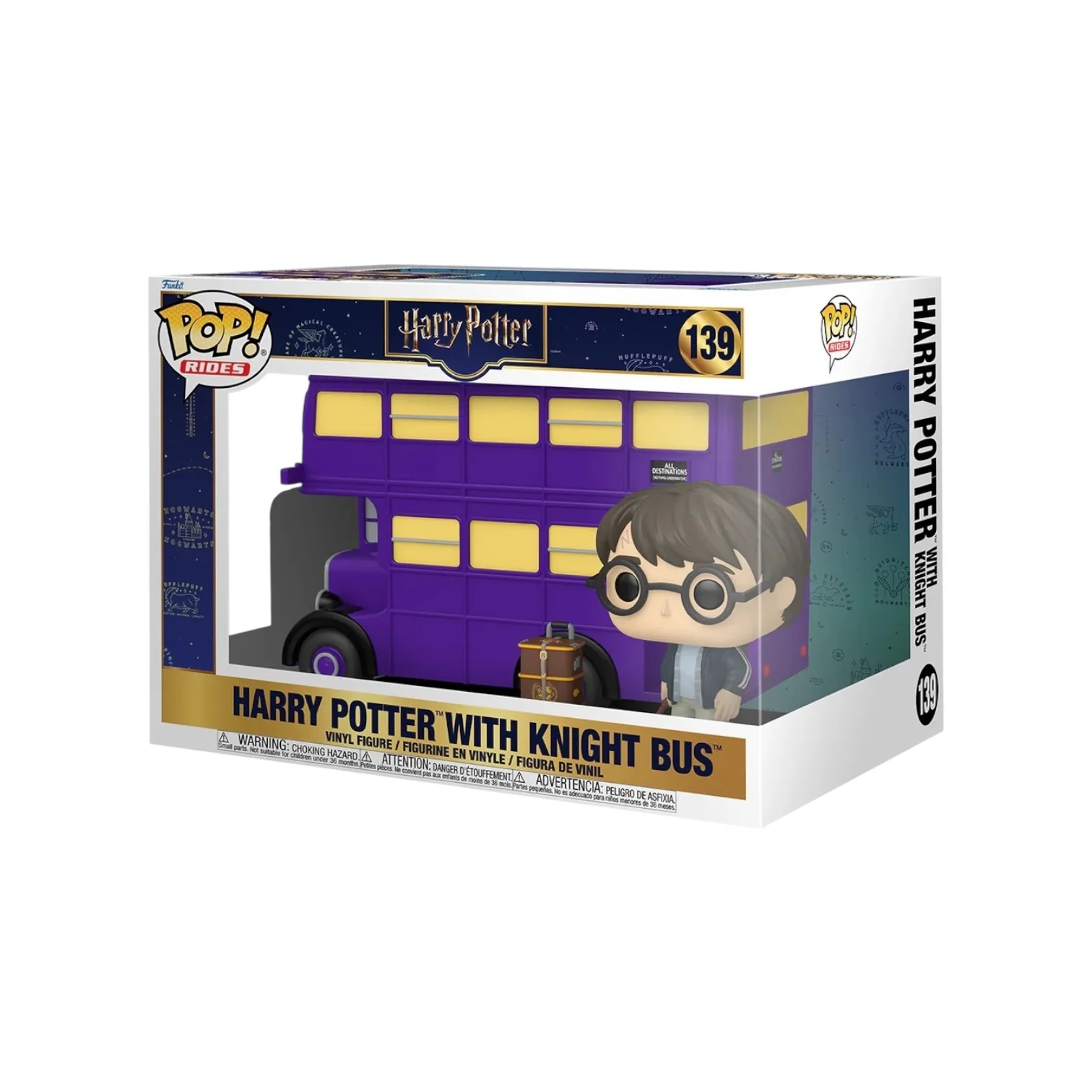 Harry Potter with Knight Bus #139 Rides Funko Pop - Harry Potter and The Prizoner Azkaban DAMAGED - condition 8/10