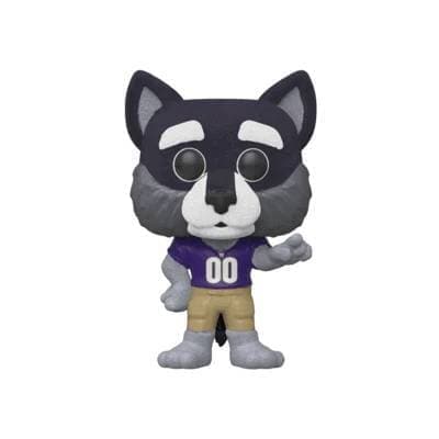 Harry The Husky (Flocked) #03 Funko Pop! Washington College, 2020 ECCC Limited Edition Exclusive