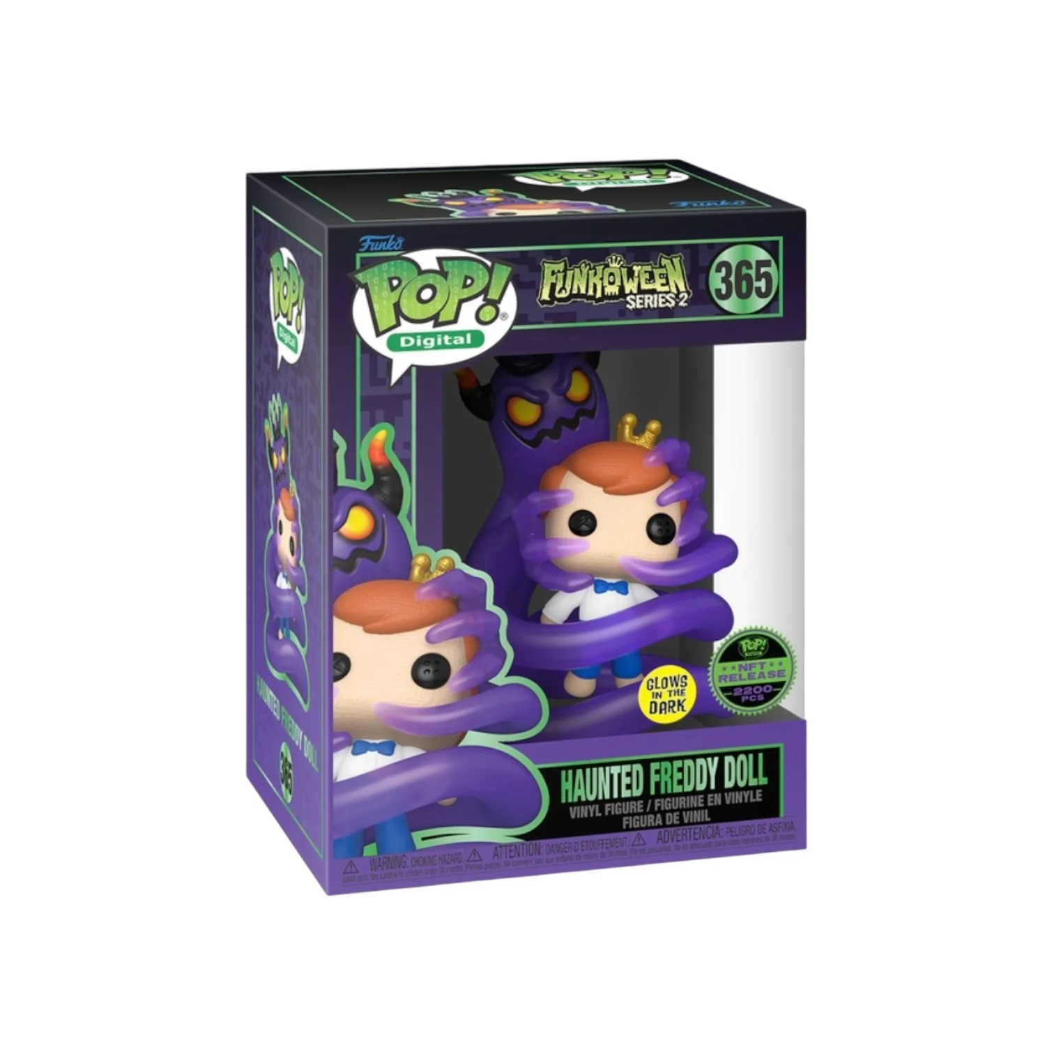 Haunted Freddy Doll #365 (Glows in the Dark) Funko Pop! - Funkoween Series 2 - NFT Release Exclusive LE2200 Pcs