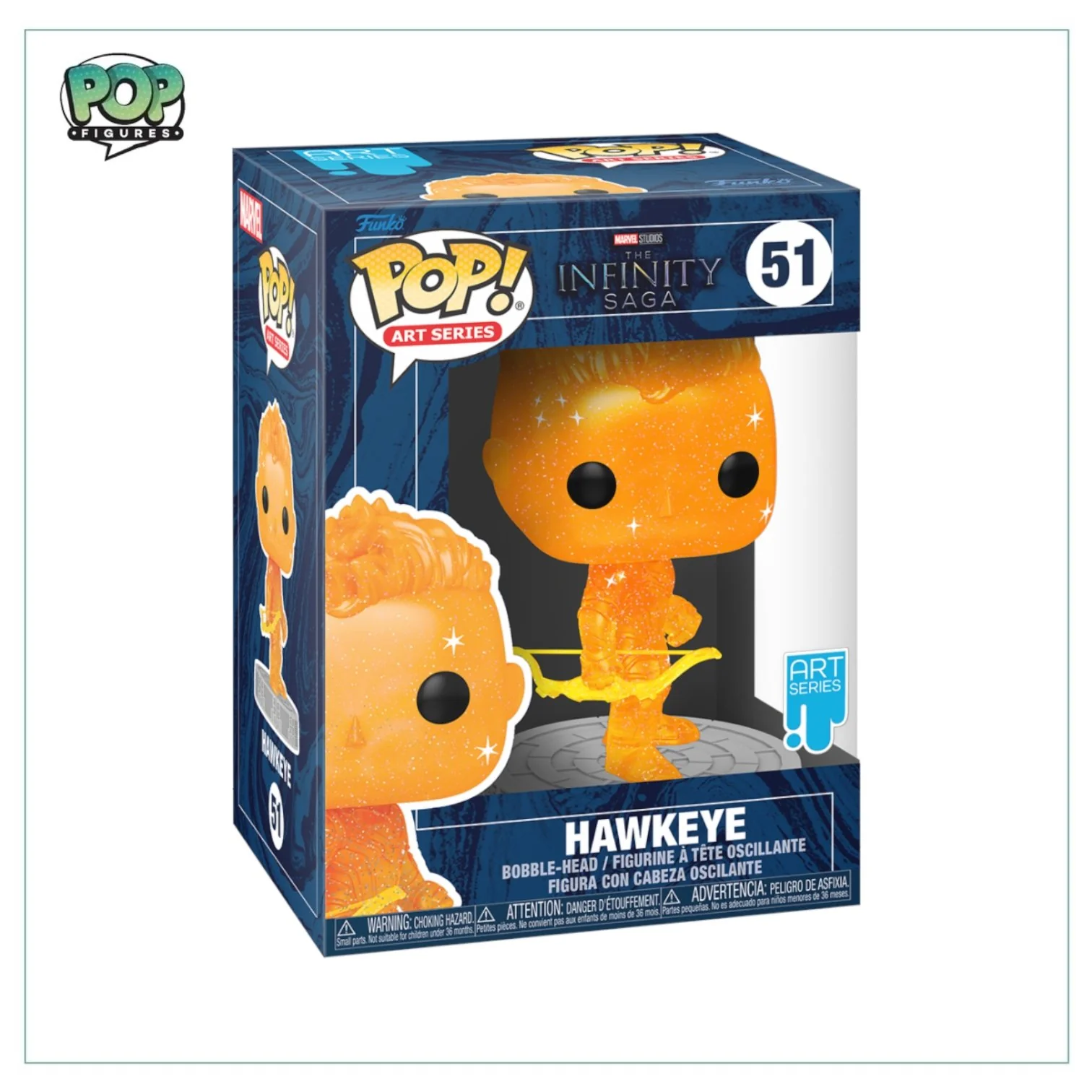 Hawkeye #51 (Art Series Sealed In Stack) Funko Pop! - Marvel: Infinity Saga