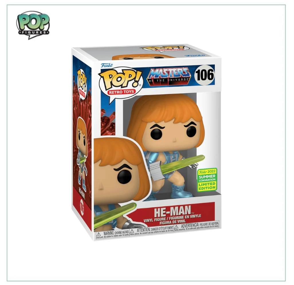 He-Man #106 Funko Pop! - Masters Of The Universe - SDCC 2022 Shared Exclusive