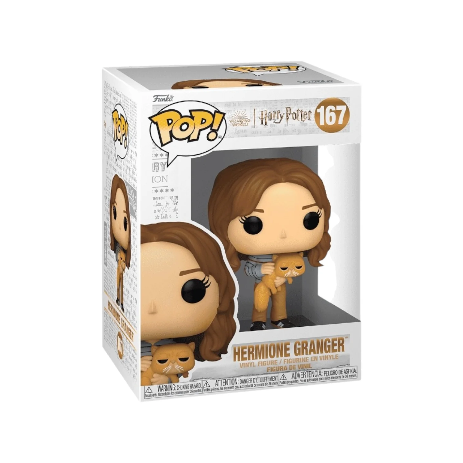 Hermione Granger #167 (w/ Crookshanks) Funko Pop! - Harry Potter