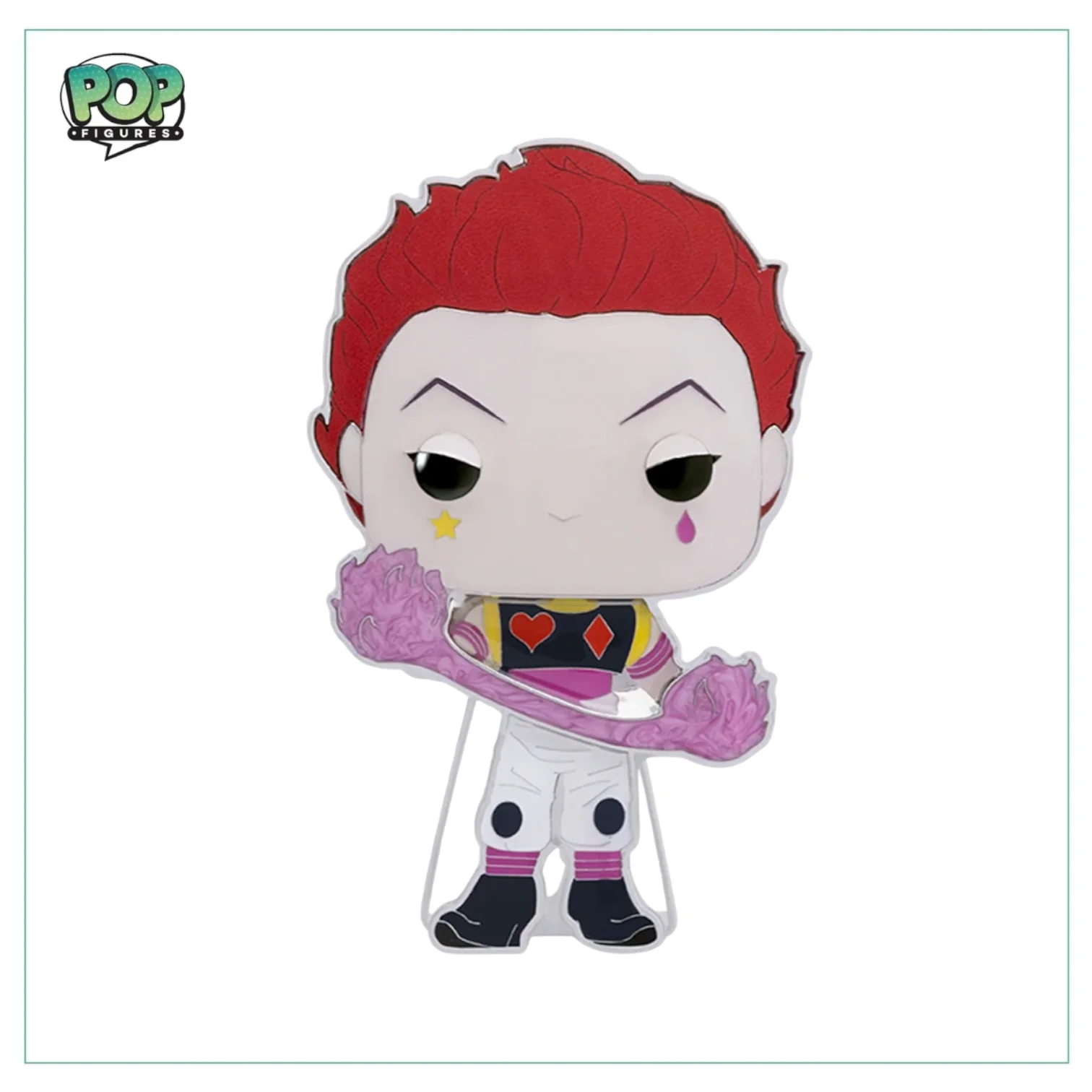 Hisoka #32 Funko Pop Pin! - HUNTERxHUNTER - Image 2