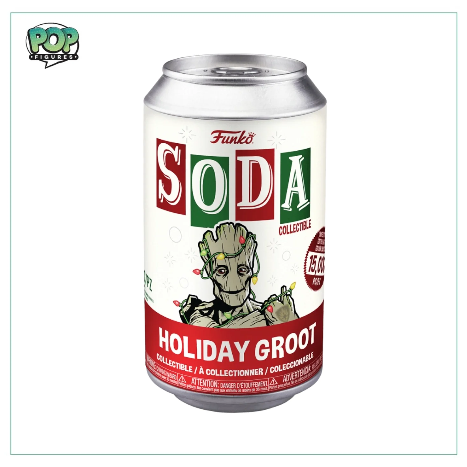 Holiday Groot Funko Soda Vinyl Figure! - Marvel - LE15000 Pcs - Chance of Chase