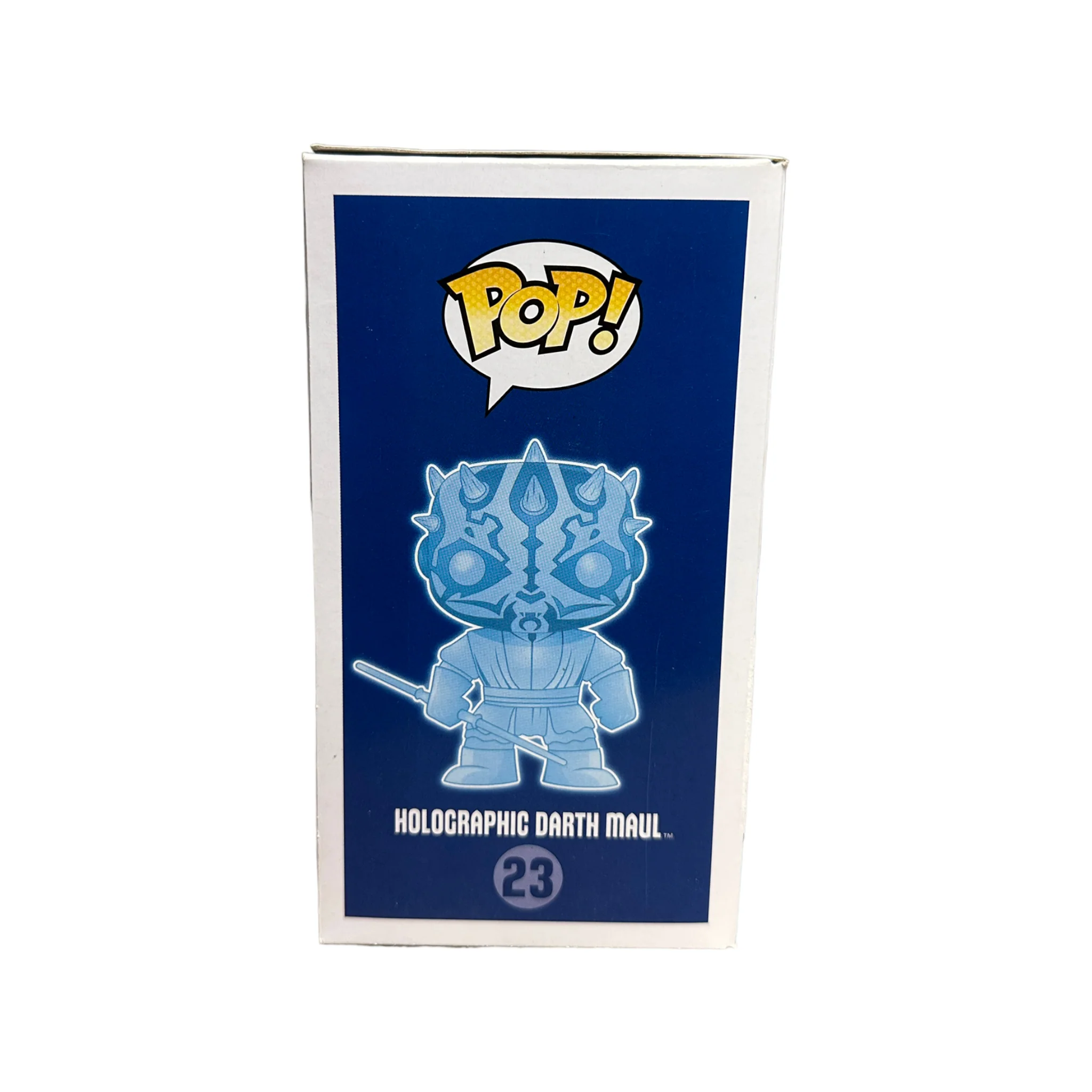 Holographic Darth Maul #23 (Glows in the Dark) Funko Pop! - Star Wars - SDCC 2012 Exclusive LE480 Pcs - Condition 7.75/10 - Image 4