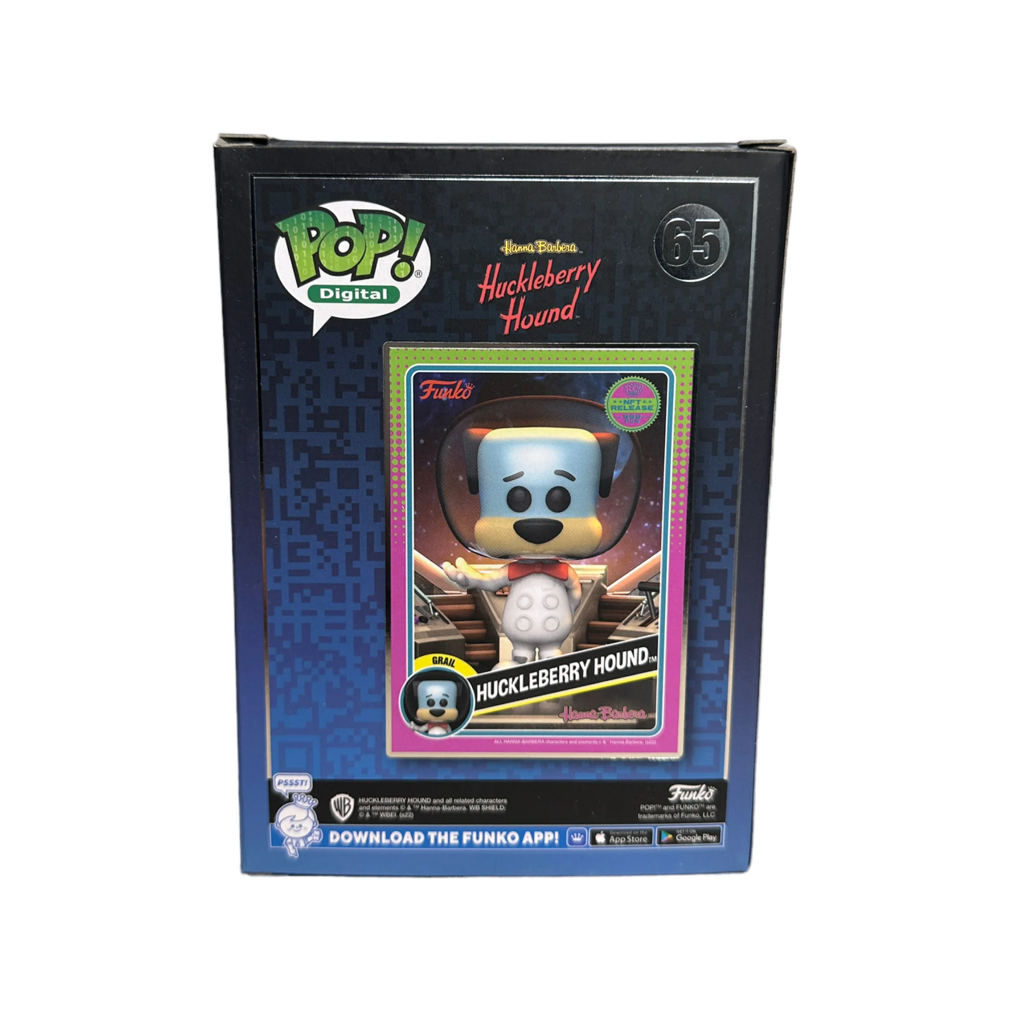 Huckleberry Hound #65 Funko Pop! - Huckleberry Hound - NFT Release Exclusive LE999 Pcs - Condition 9/10 - Image 3