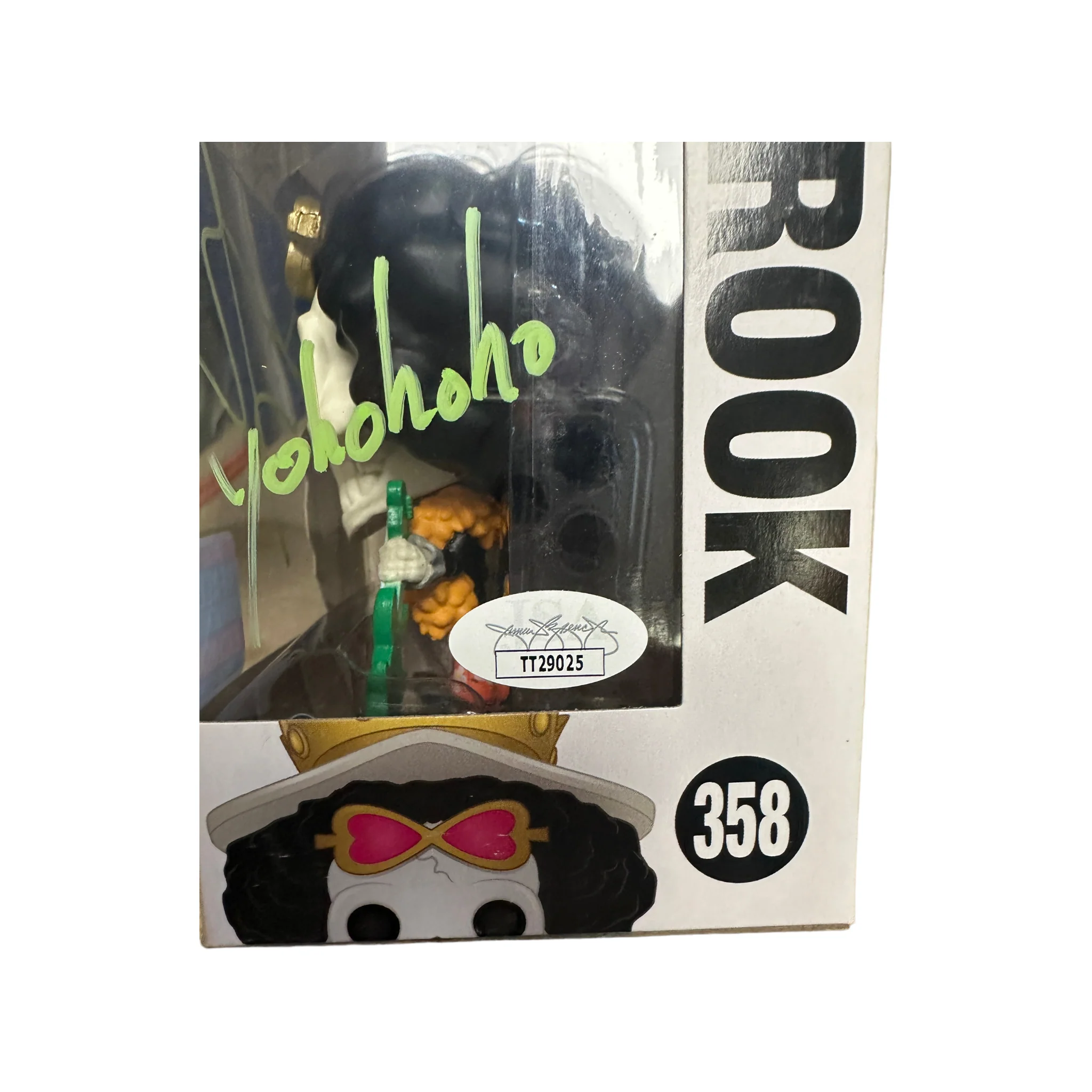 Ian Sinclair Signed Brook #358 Funko Pop! - One Piece - NYCC 2018 Shared Exclusive - Condition 8/10 - JSA Authenticated - Image 7