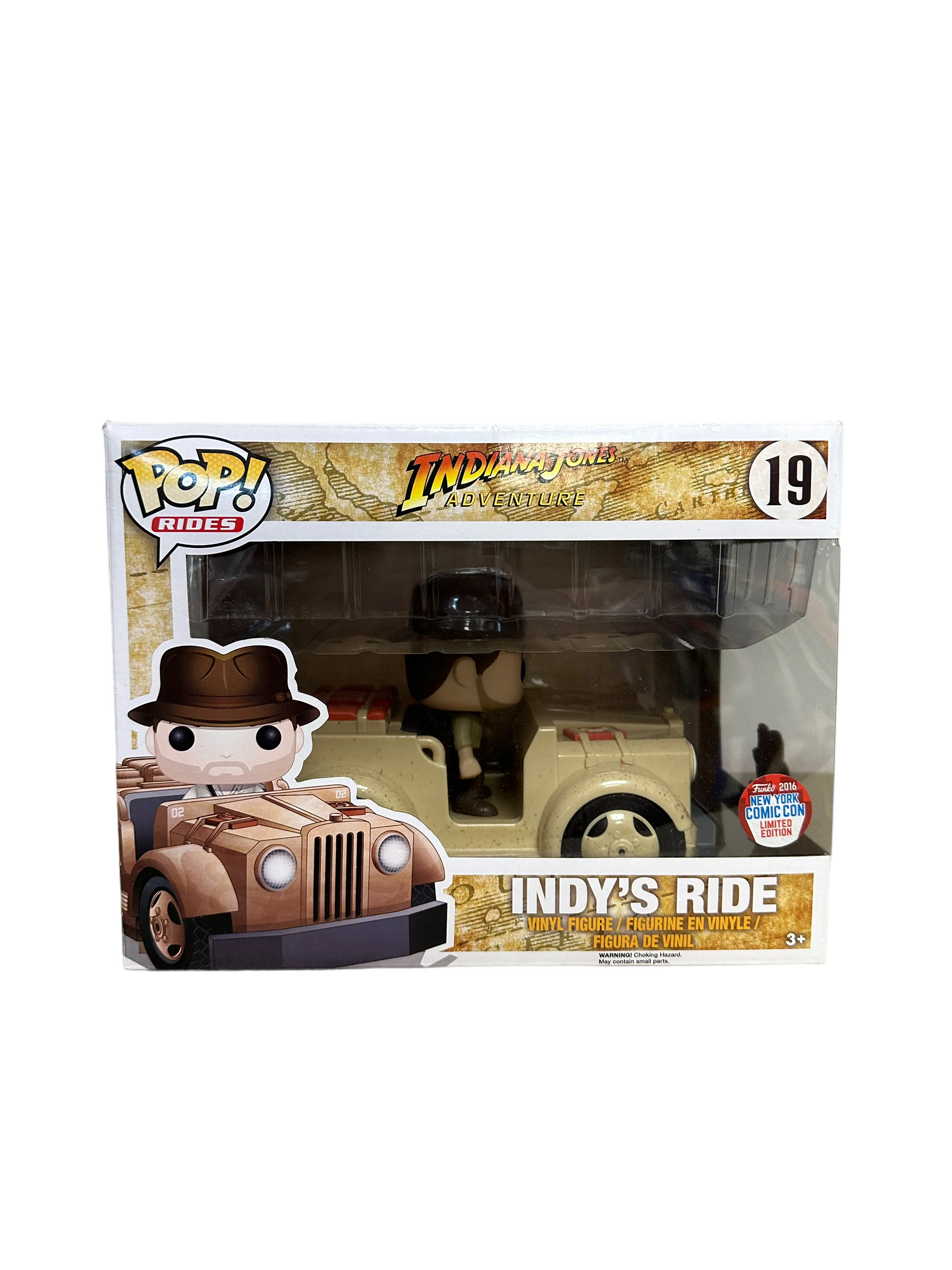 Indy's Ride #19 Funko Pop Rides! - Indiana Jones Adventure - NYCC 2016 Exclusive - Condition 7.5/10 - Image 2
