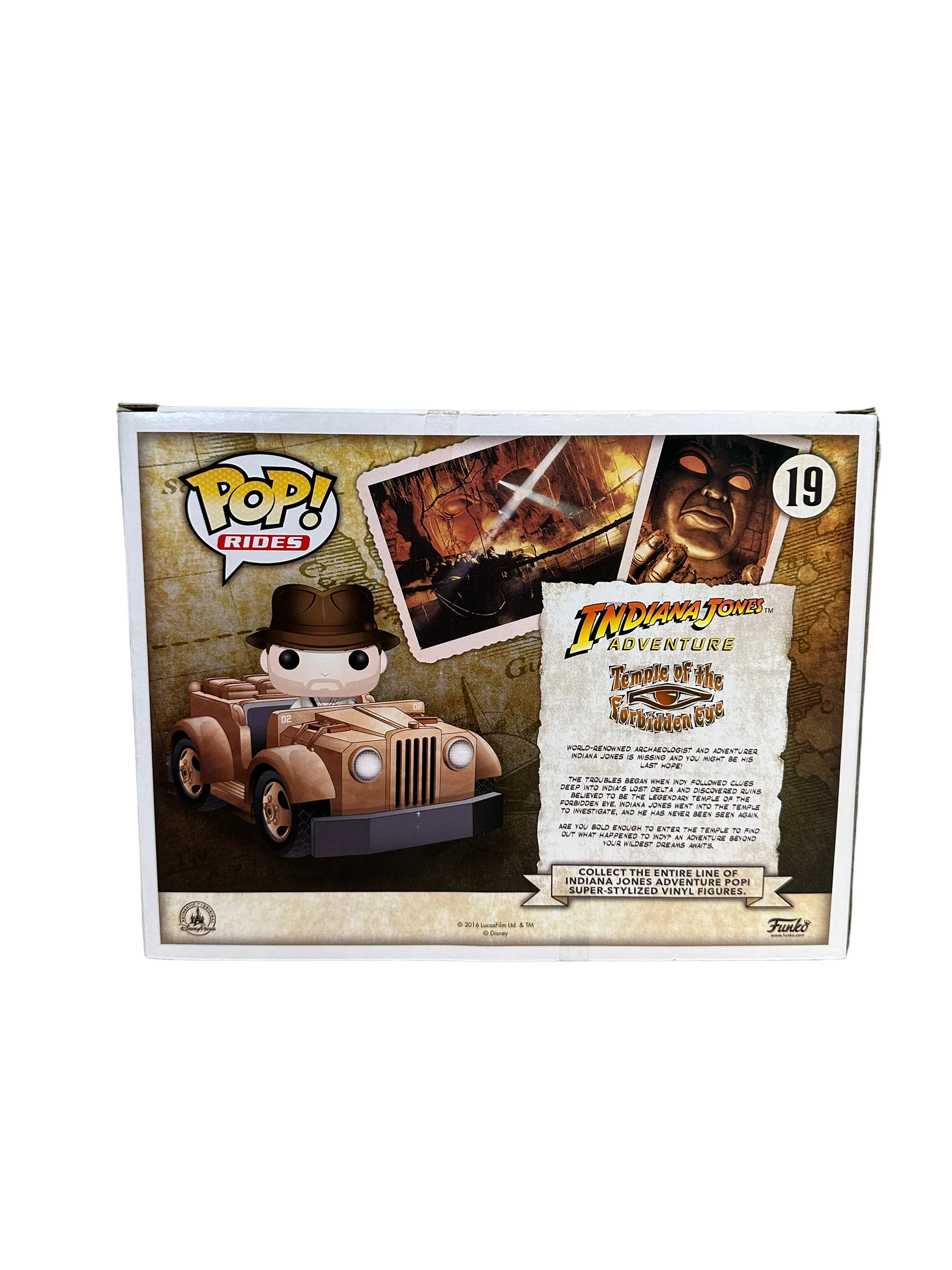 Indy's Ride #19 Funko Pop Rides! - Indiana Jones Adventure - NYCC 2016 Exclusive - Condition 7.5/10 - Image 4